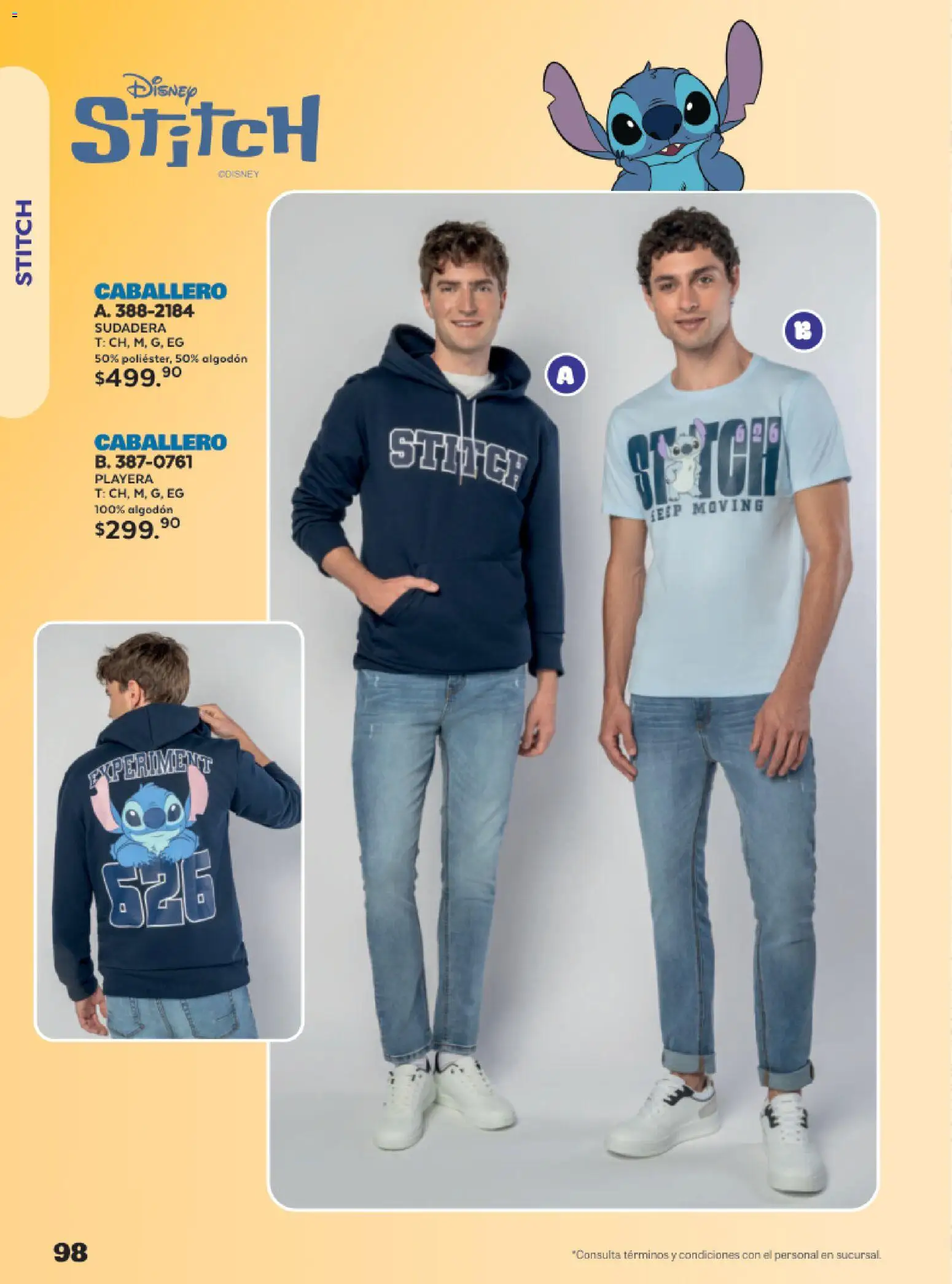Nuevas ofertas de Andrea válidas en toda la República Mexicana desde el 24.05.2026. ¡Encuentra las mejores ofertas en Andrea catálogo Lo más divertindo en ropa! | Página: 98 | Productos: Algodón, Sudadera, Playera