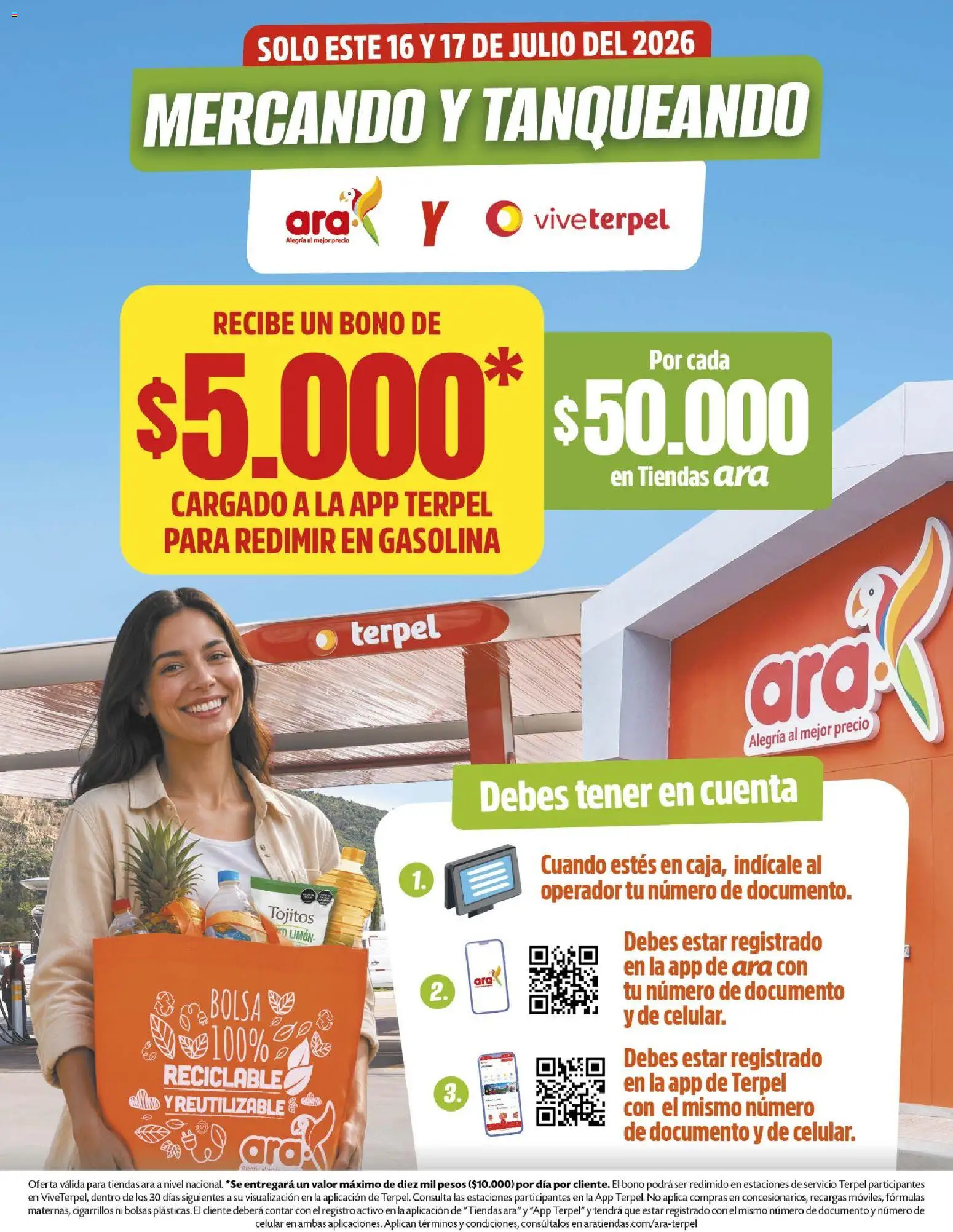 Ara revista - valida desde el 16/07/2026 | Página: 1 | Productos: Bolsa, Limón