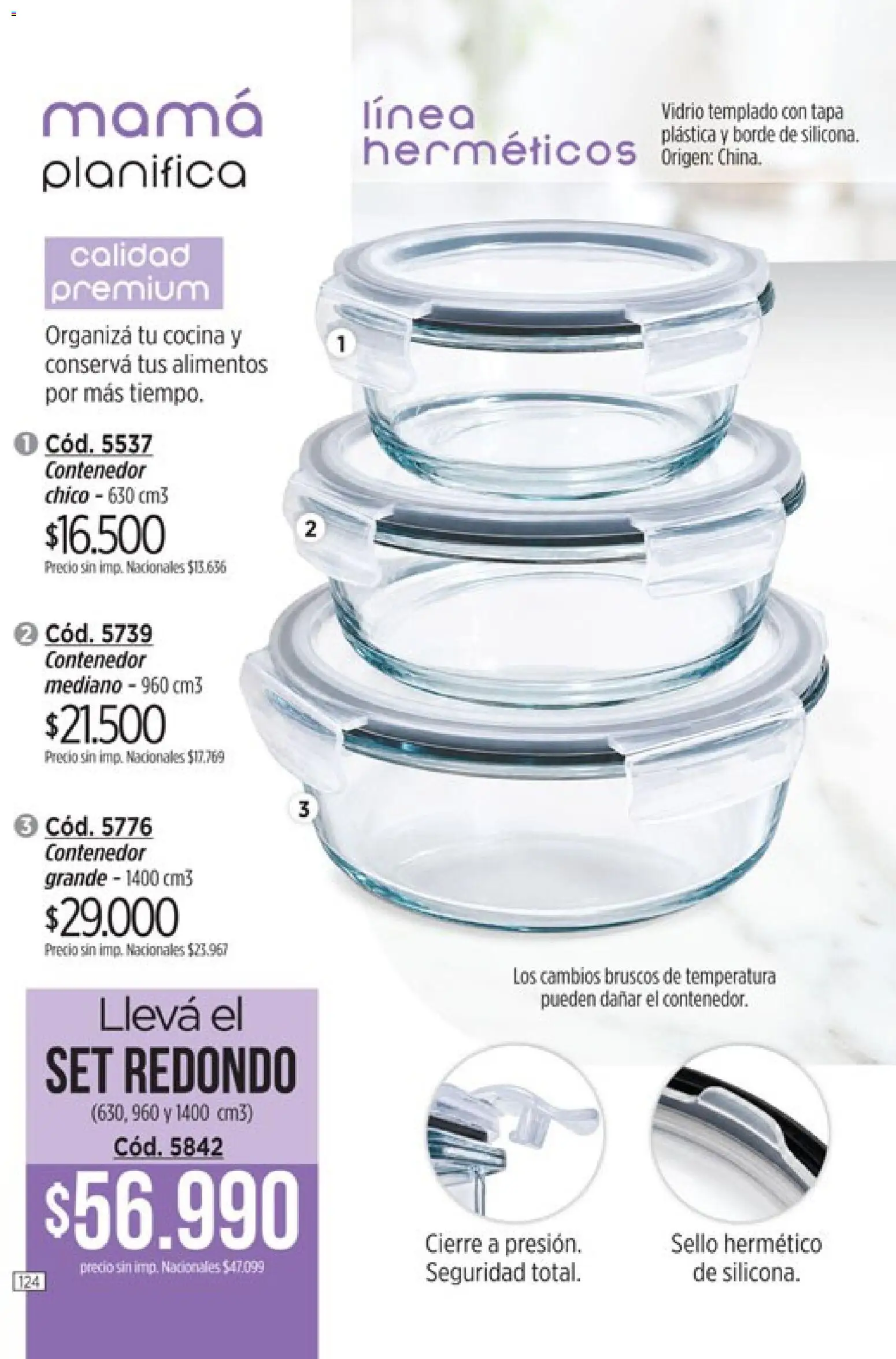 Catálogo Amodil Campaña 14 │ válido desde el 07/08/2026 | Página: 124 | Productos: Cocina, Alimentos