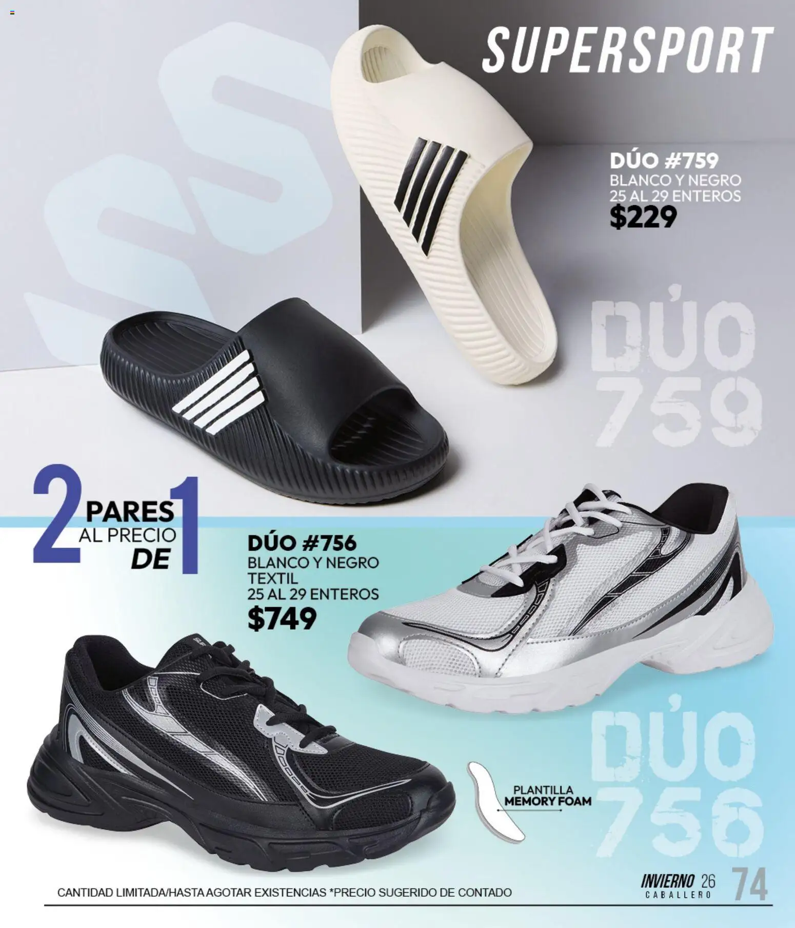 Nuevas ofertas de Cklass válidas en toda la República Mexicana desde el 11/09/2026. ¡Encuentra las mejores ofertas en Cklass catálogo Sportbrands Caballero Invierno! | Página: 87