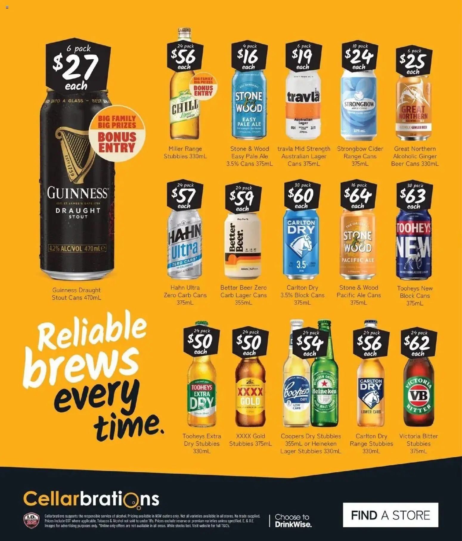 Cellarbrations catalogue - valid from 13/07/2026 | Page: 8 | Products: Ginger, Beer, Cider, Strongbow