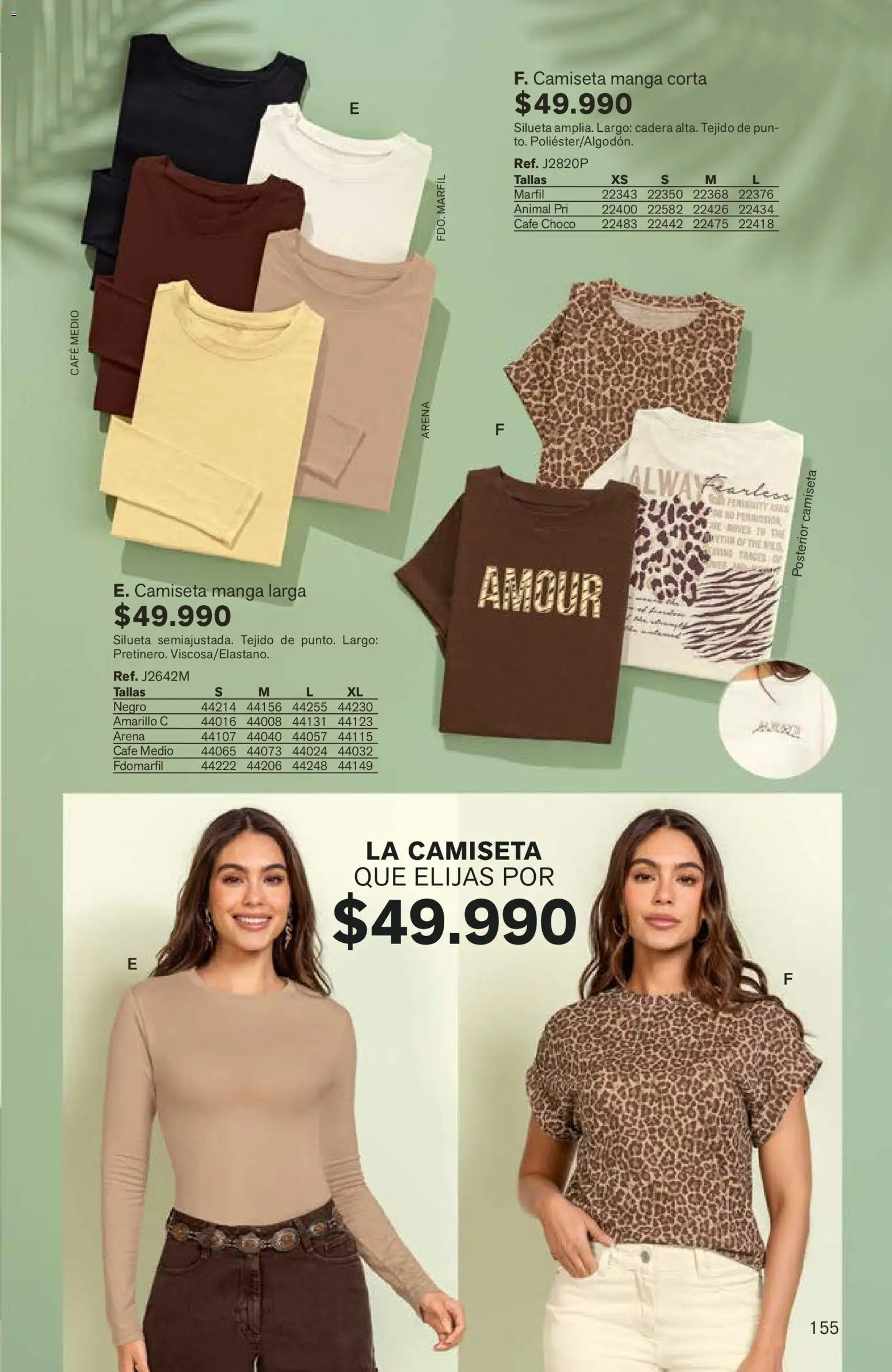 Leonisa revista - valida desde el 15.05.2026 | Página: 155 | Productos: Camiseta, Café
