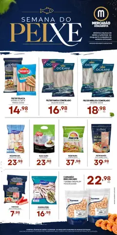 Mercadão Atacadista ofertas Peixaria - Pré-Visualização do folheto da loja Mercadão Atacadista, válido de 08/09/2026