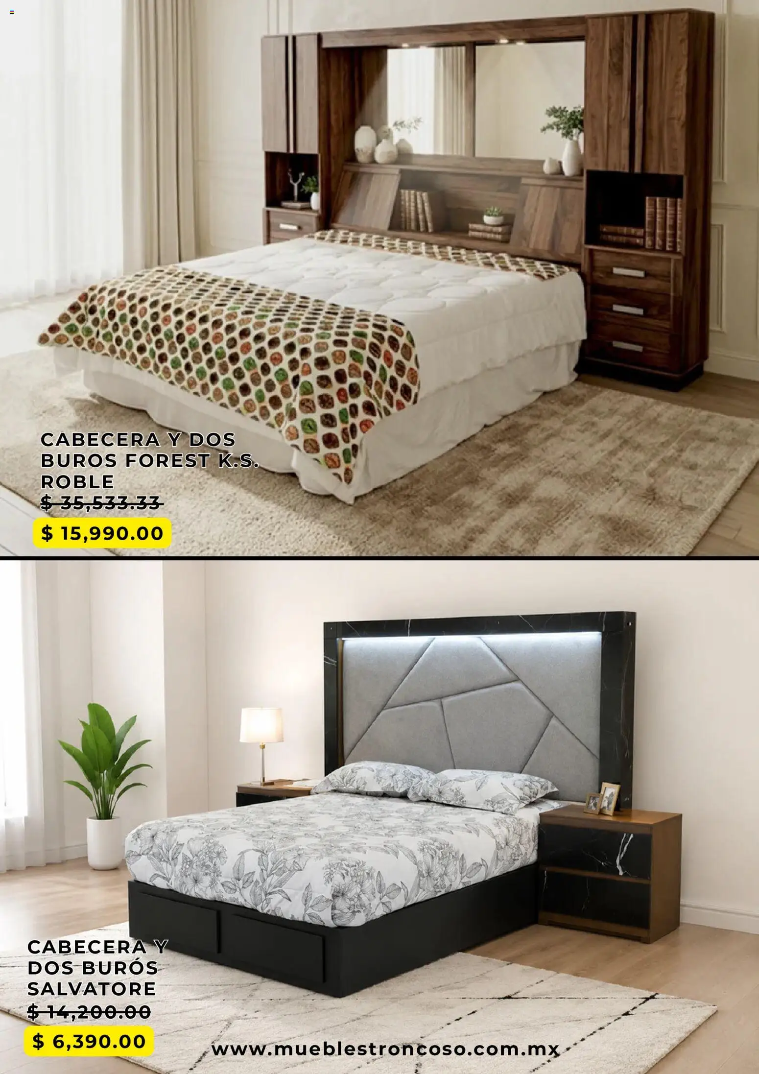 Nuevas ofertas de Muebles Troncoso válidas en toda la República Mexicana desde el 25.05.2026. ¡Encuentra las mejores ofertas en Muebles Troncoso Hot Sale! | Página: 2