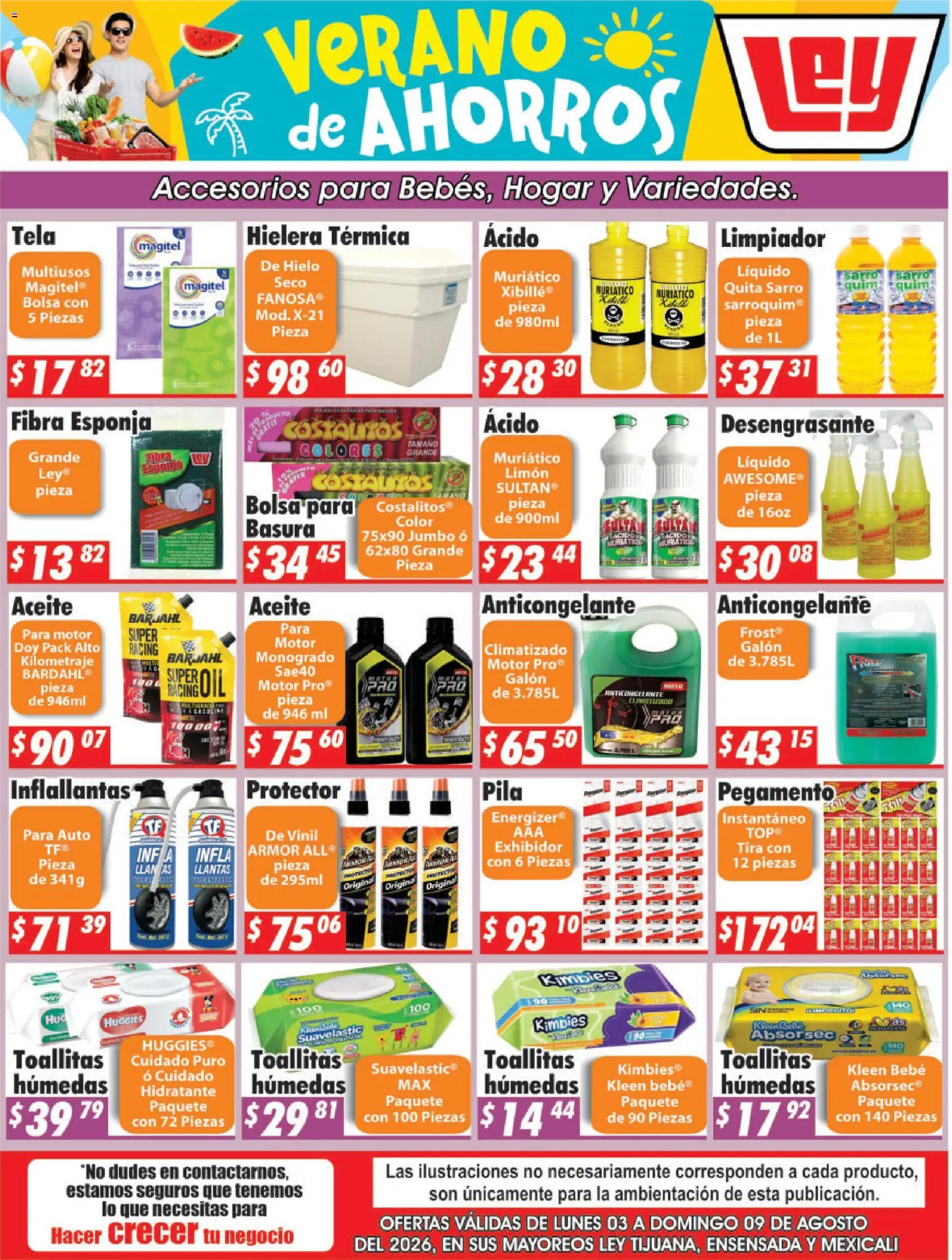 Nuevas ofertas de Casa Ley válidas en toda la República Mexicana desde el 03/08/2026. ¡Encuentra las mejores ofertas en Casa Ley folleto Frontera! | Página: 1
