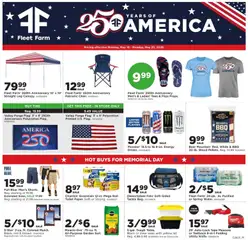 Preview of Mills Fleet Farm weekly ads valid from 18.05.2026