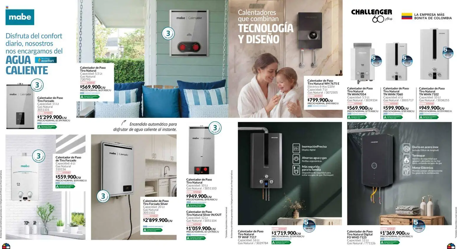 Homecenter revista - valida desde el 08/09/2026 | Página: 16 | Productos: Agua, Combinación
