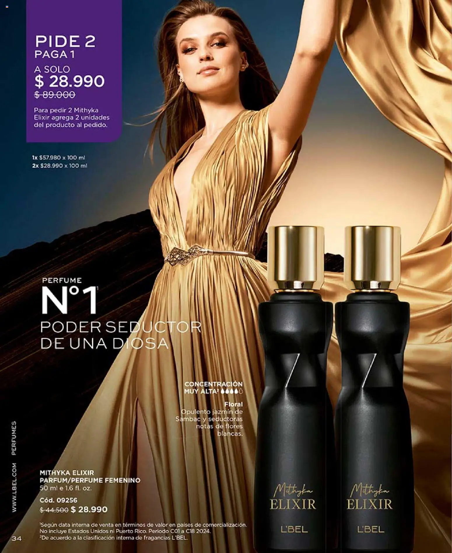 Catálogo L'Bel Campaña 9 │ válido desde el 17.05.2026 | Página: 34 | Productos: Perfume