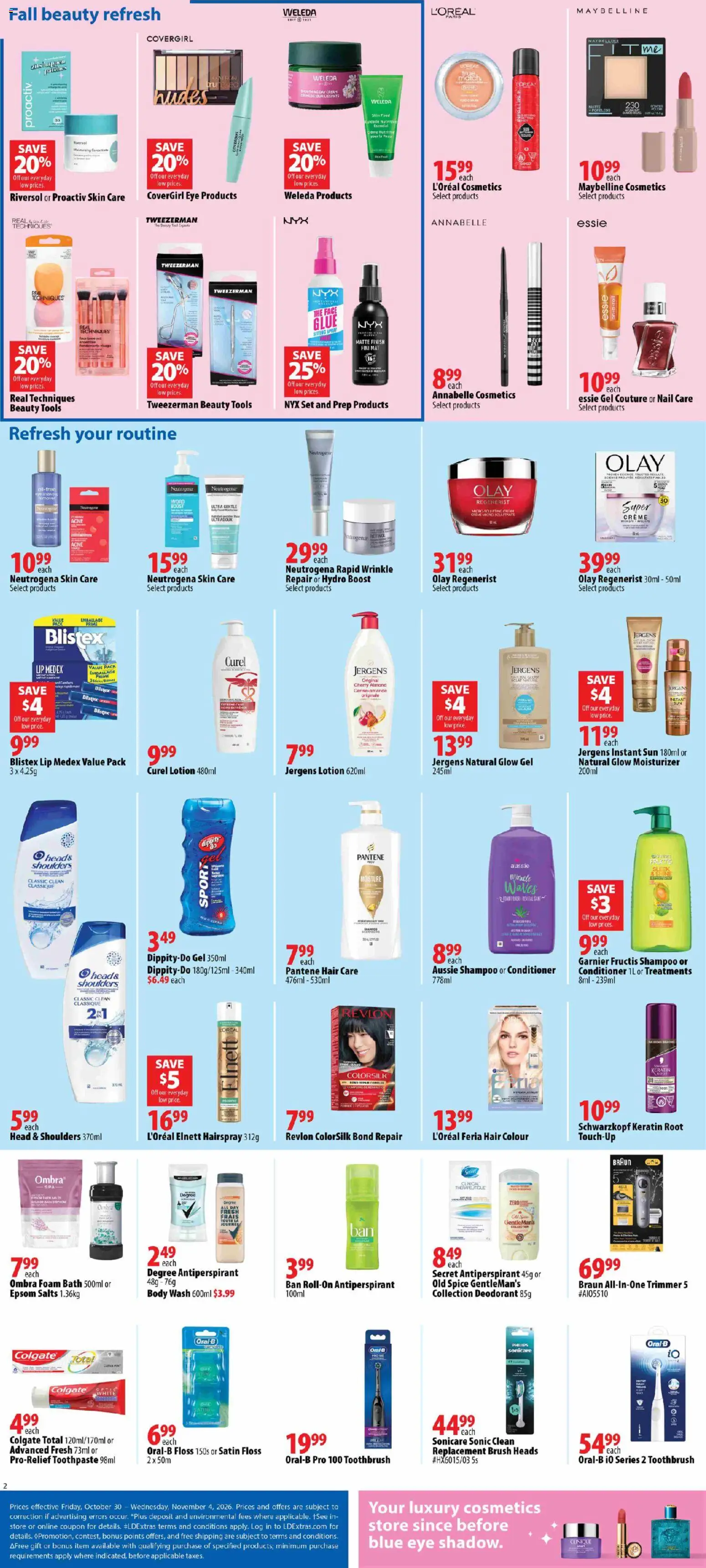 London Drugs flyer valid from Oct 30, 2026 | Page: 2