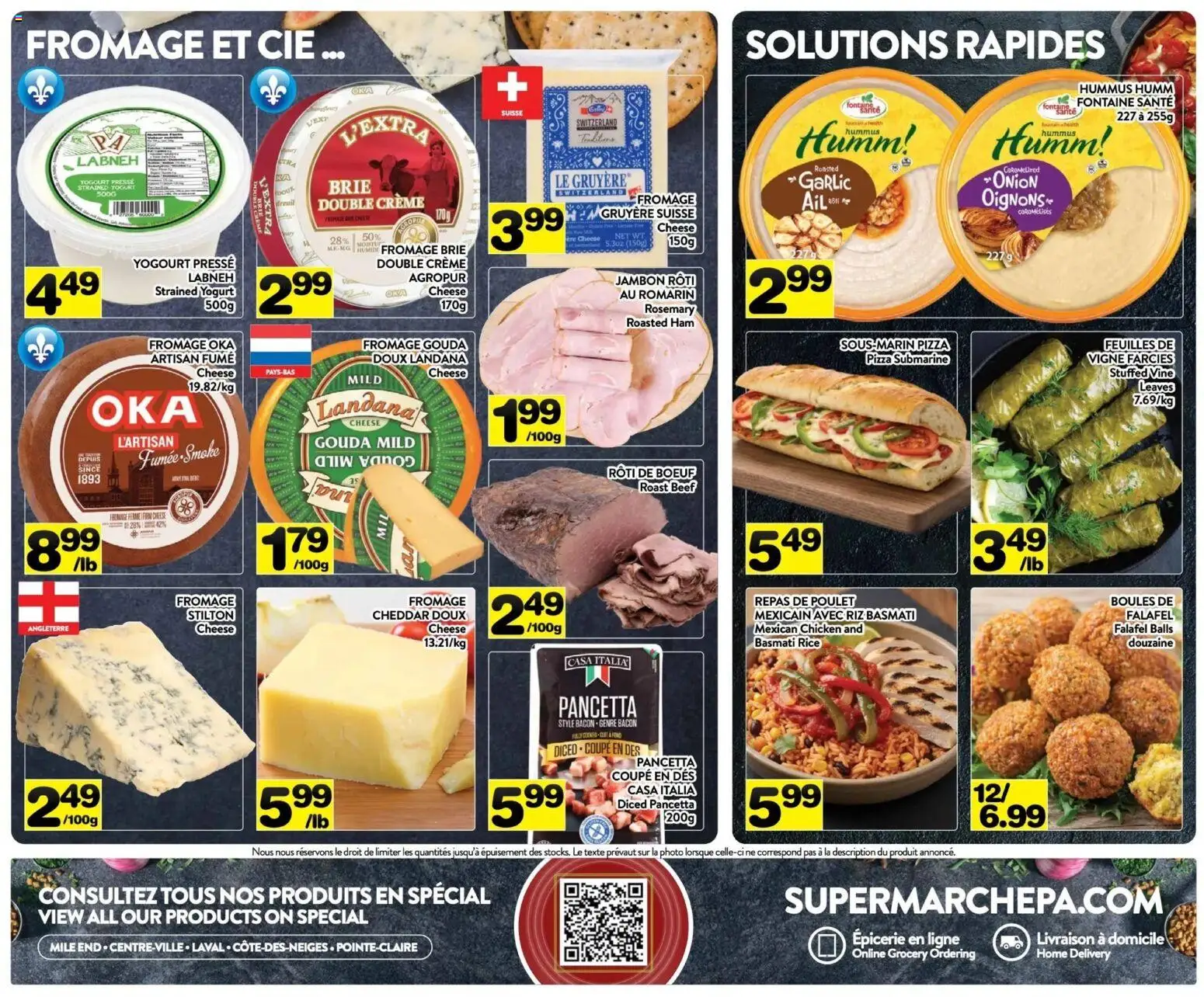 Pa Supermarché flyer valid from Aug 3, 2026 | Page: 6 | Products: Beef, Cheese, Ham, Chicken