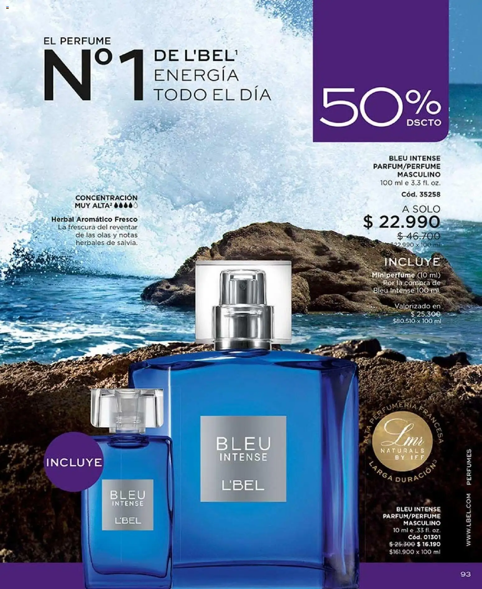 Catálogo L'Bel Campaña 15 │ válido desde el 06.09.2026 | Página: 93 | Productos: Perfumes, Perfume