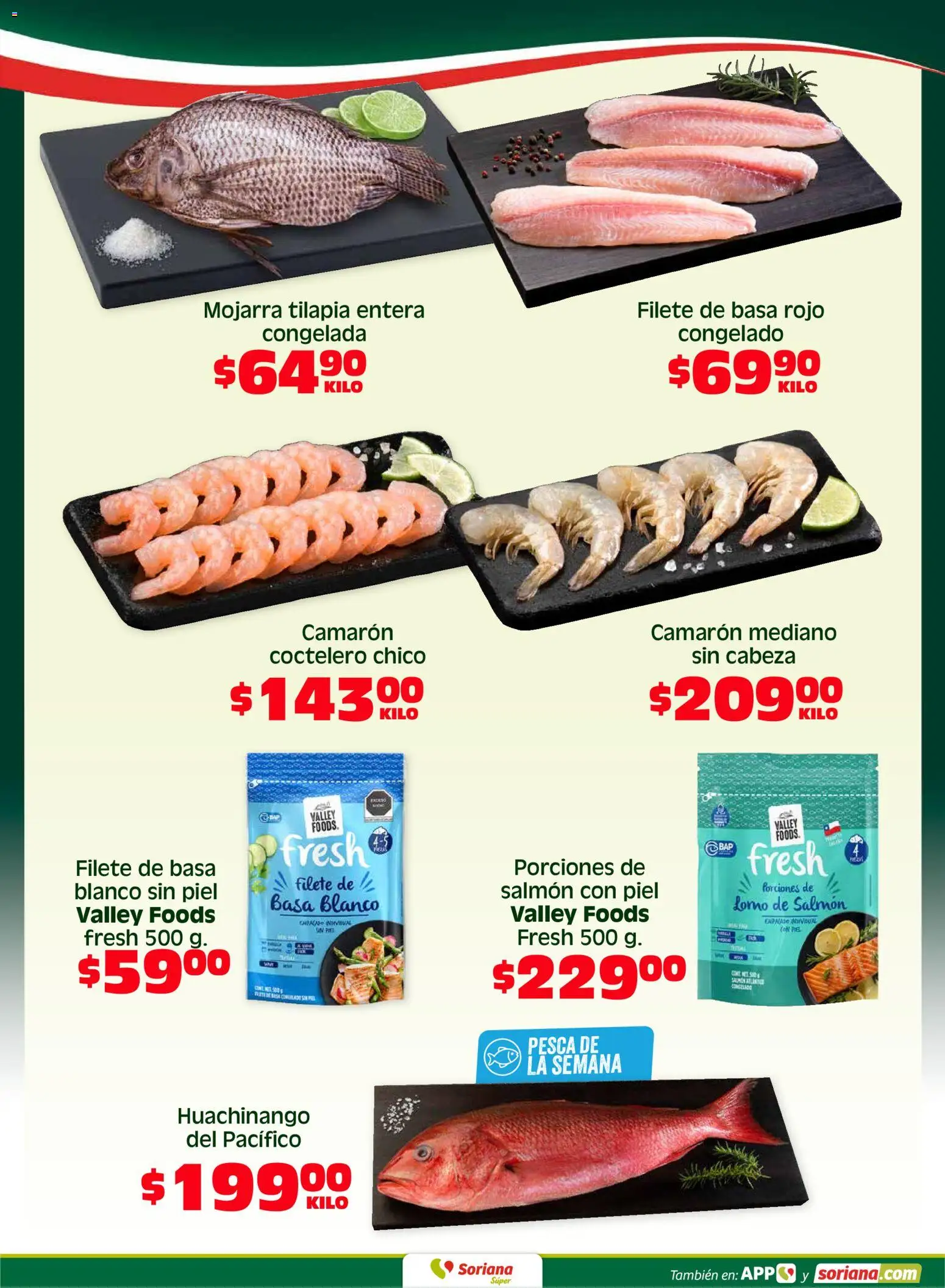 Nuevas ofertas de Soriana válidas en toda la República Mexicana desde el 01.05.2026. ¡Encuentra las mejores ofertas en Soriana Fin de Semana Súper: Tamaulipas (excepto Cd. Victoria y Tampico)! | Página: 4
