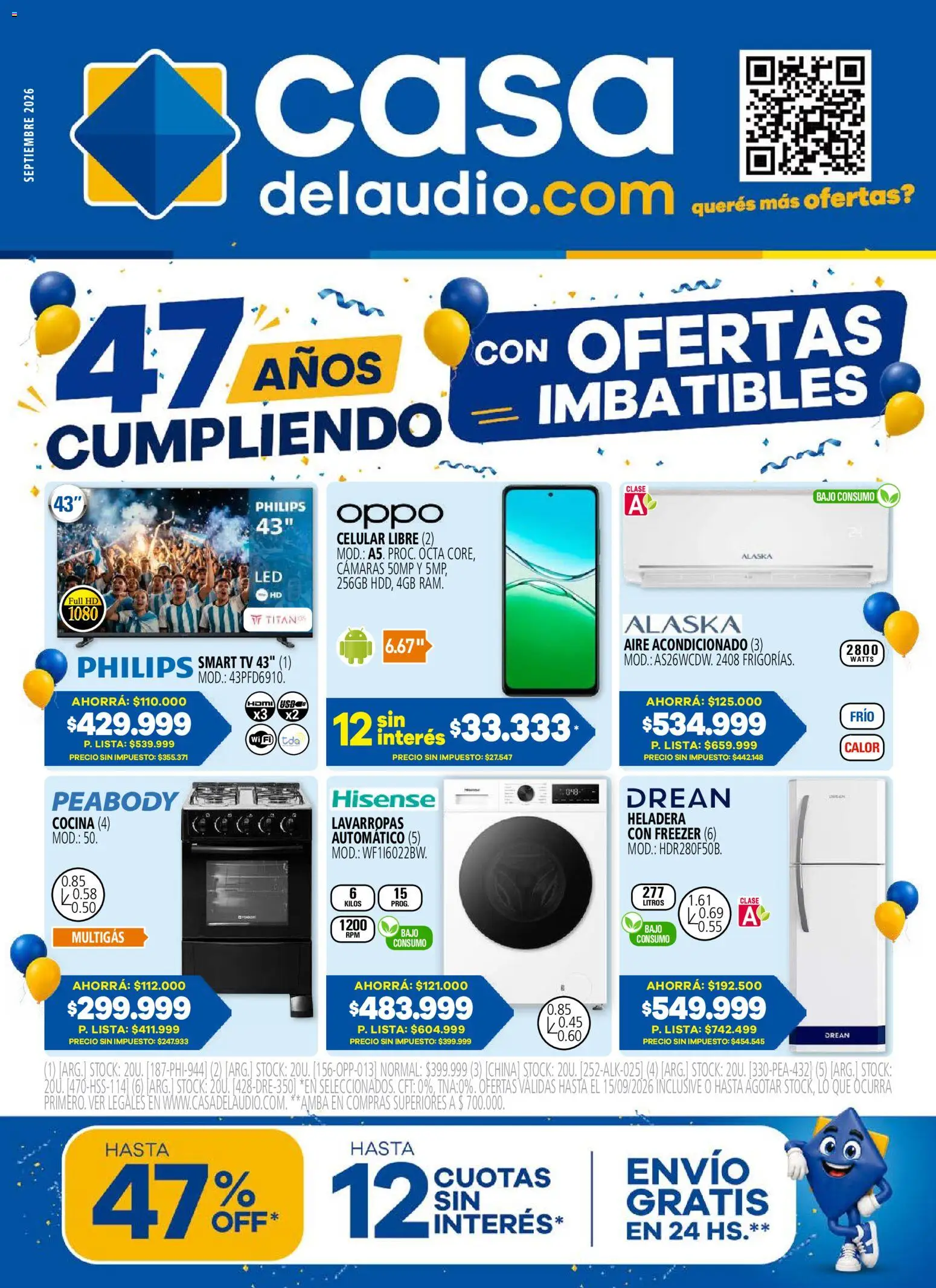 Casa del Audio catálogo │ válido desde el 21/09/2026 | Página: 1