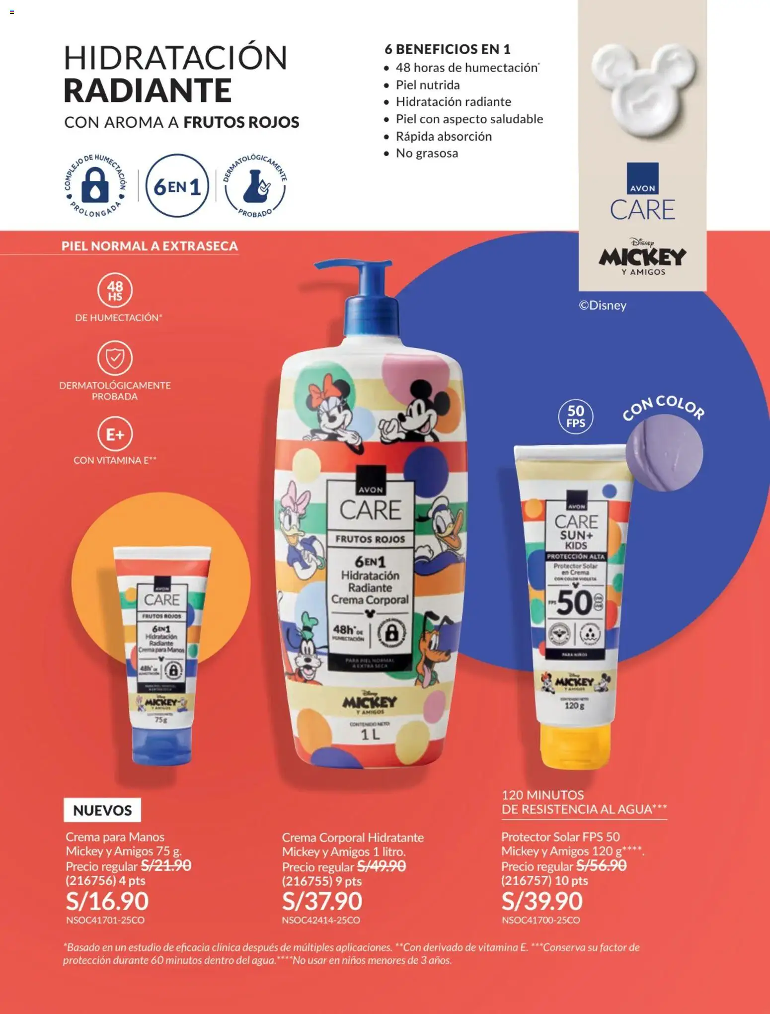 Catálogo Avon válido desde 17.06.2026 | Página: 141 | Productos: Protector solar, Crema