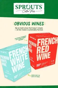 Preview of Sprouts weekly ads valid from 08/26/2026 | Page: 25 | Products: Berries, Wine, Sugar, Grapes