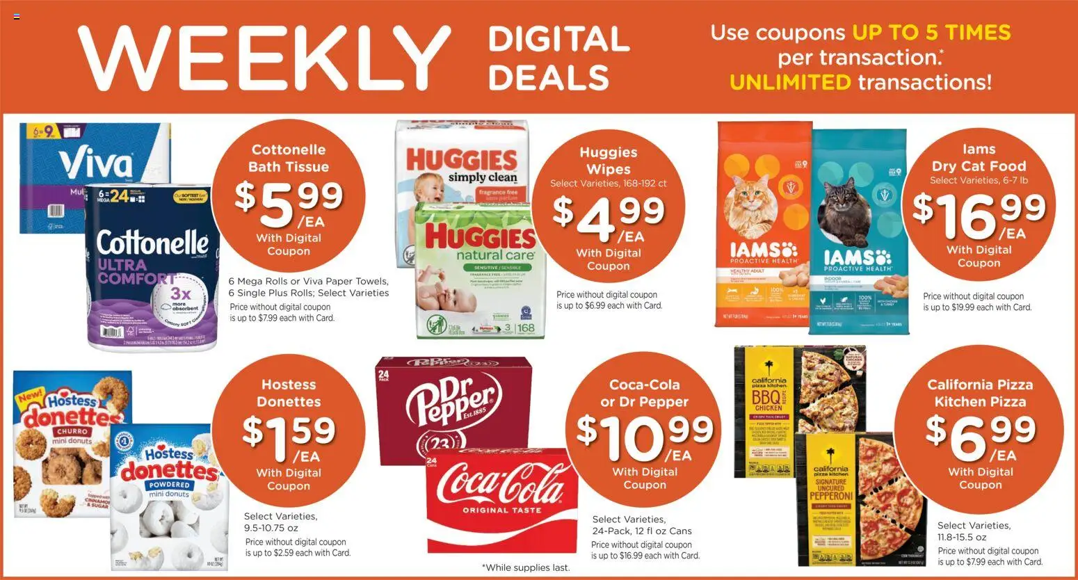 Fry's Food Weekly Ad - valid from 06.05.2026 | Page: 3 | Products: Fragrance, Cat Food, Pizza, Sugar