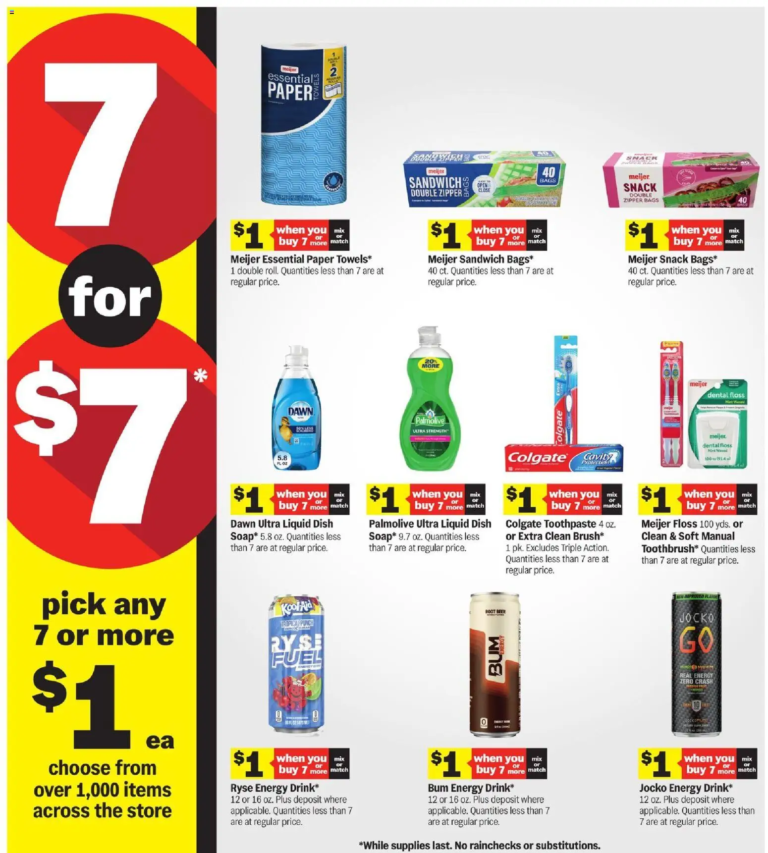 Meijer Weekly Ad - valid from 07/22/2026 | Page: 10 | Products: Toothpaste, Dental Floss