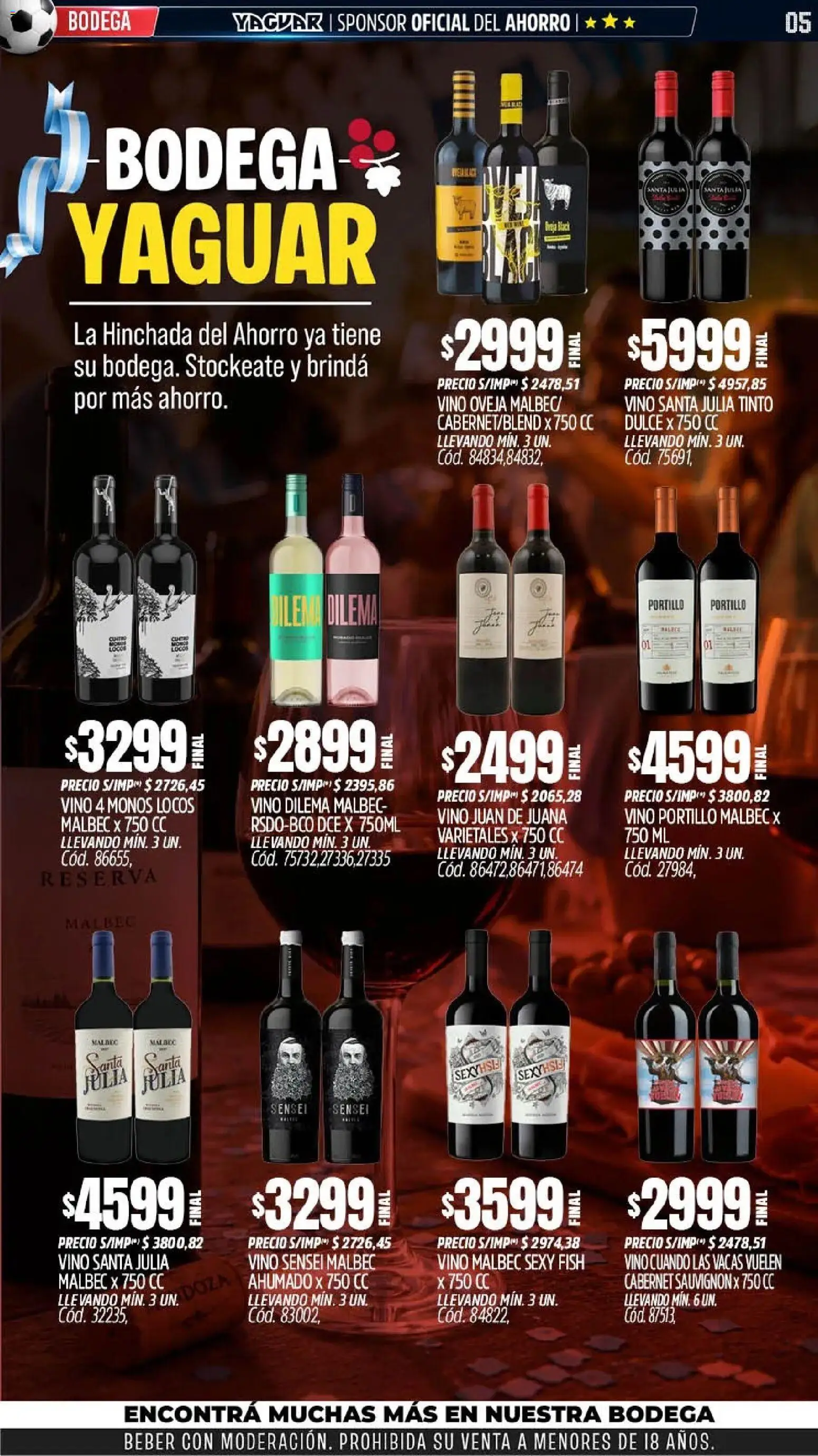 Yaguar - Oferta Semanal Trelew │ válido desde el 08.06.2026 | Página: 6 | Productos: Vino
