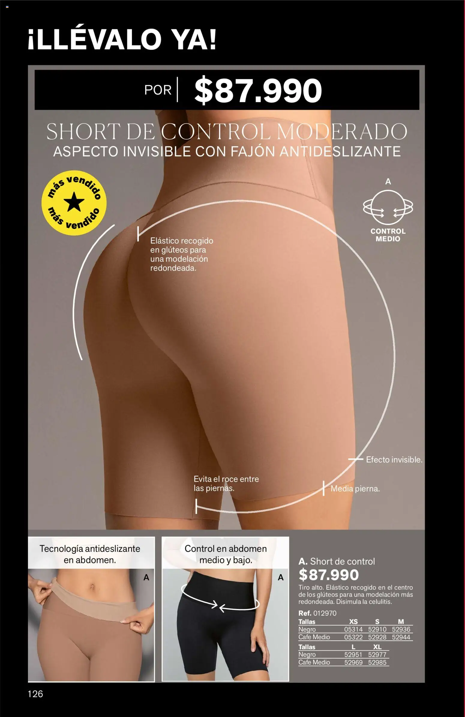 Leonisa revista - valida desde el 04.06.2026 | Página: 126 | Productos: Short, Café