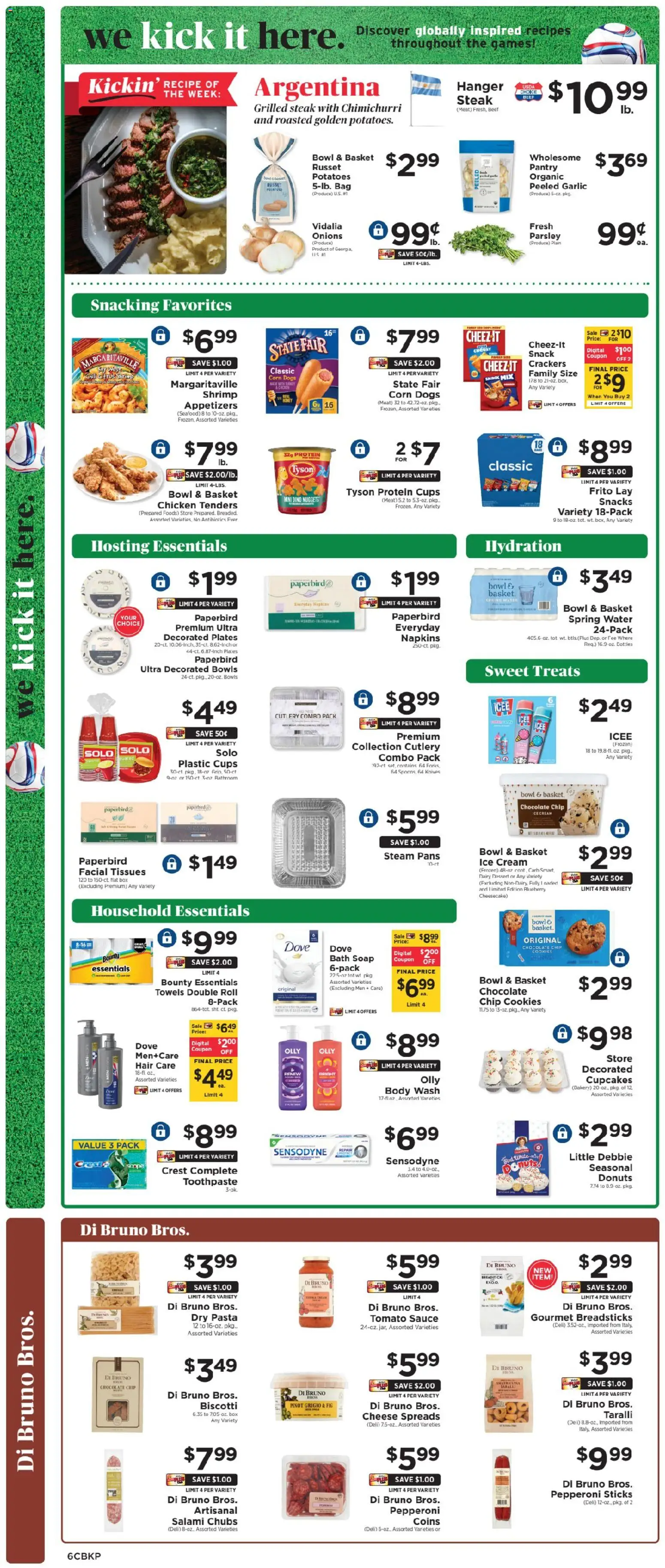 ShopRite Weekly Ad - valid from 07.06.2026 | Page: 8 | Products: Bath, Cheese, Body Wash, Potatoes