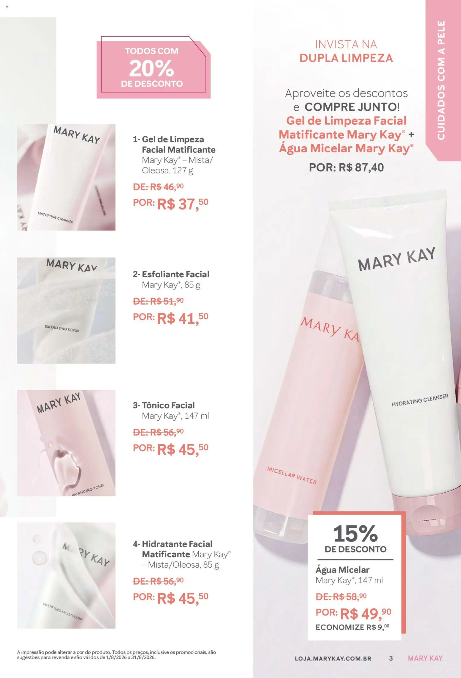 Mary Kay Folheto - válido de 01/08/2026 | Página: 3