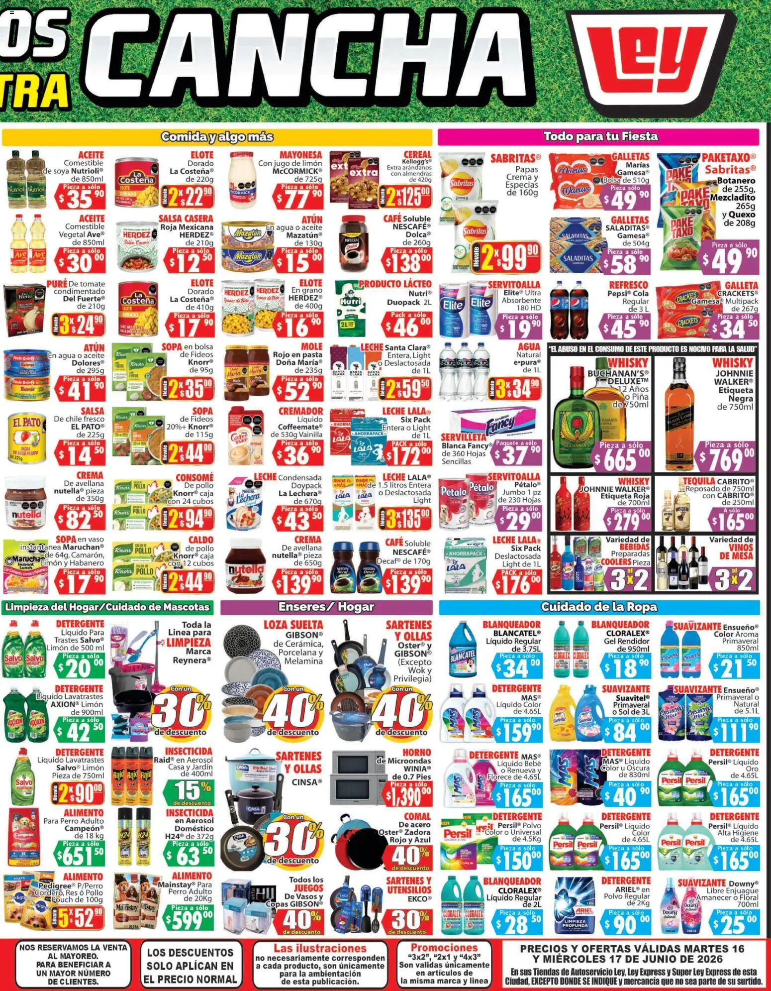 Nuevas ofertas de Casa Ley válidas en toda la República Mexicana desde el 16.06.2026. ¡Encuentra las mejores ofertas en Casa Ley folleto Autoservicio La Paz, BCS! | Página: 4 | Productos: Café, Galletas, Mate, Vasos