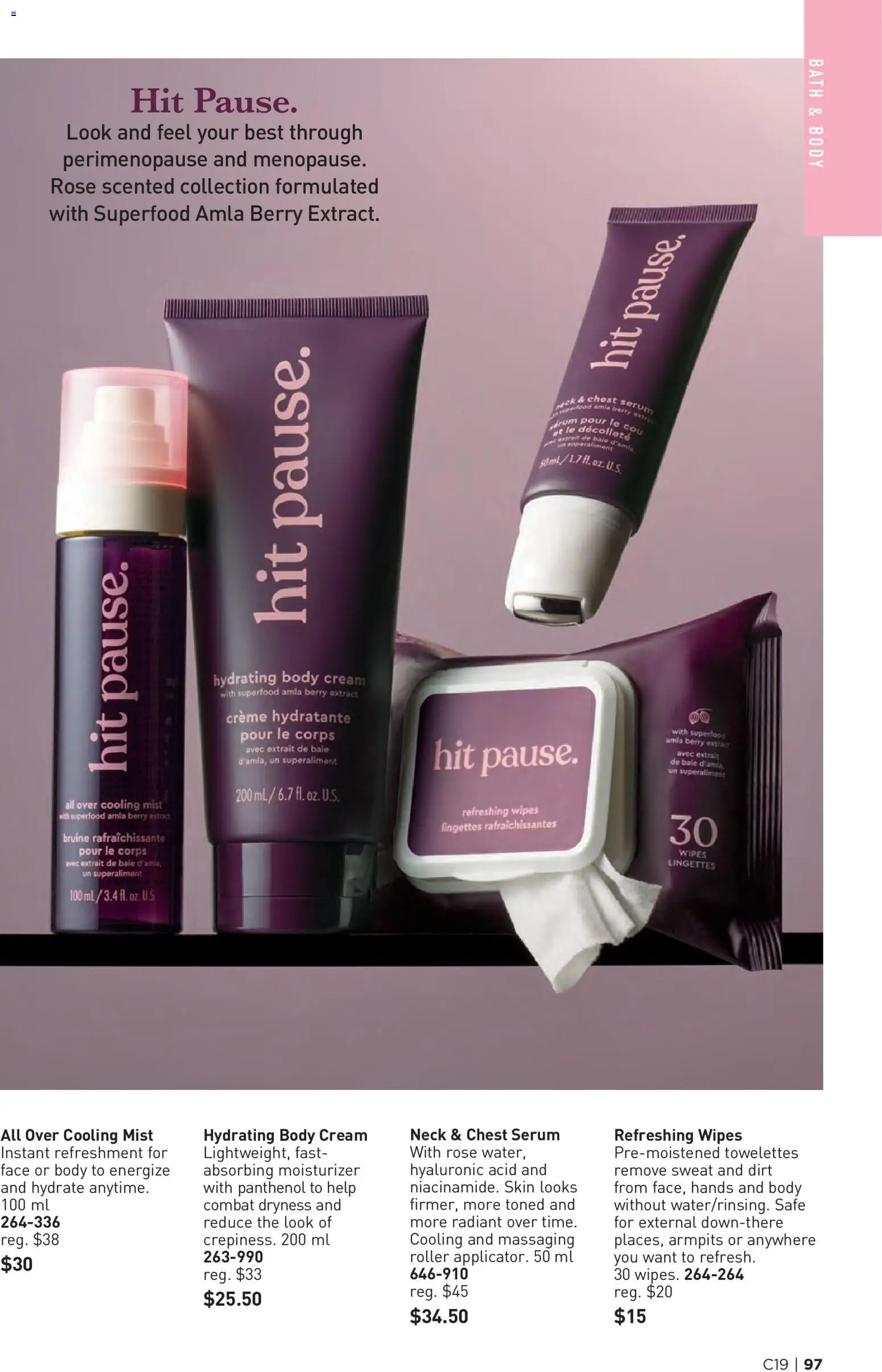 Avon flyer valid from Sep 9, 2026 | Page: 97 | Products: Cream, Bath
