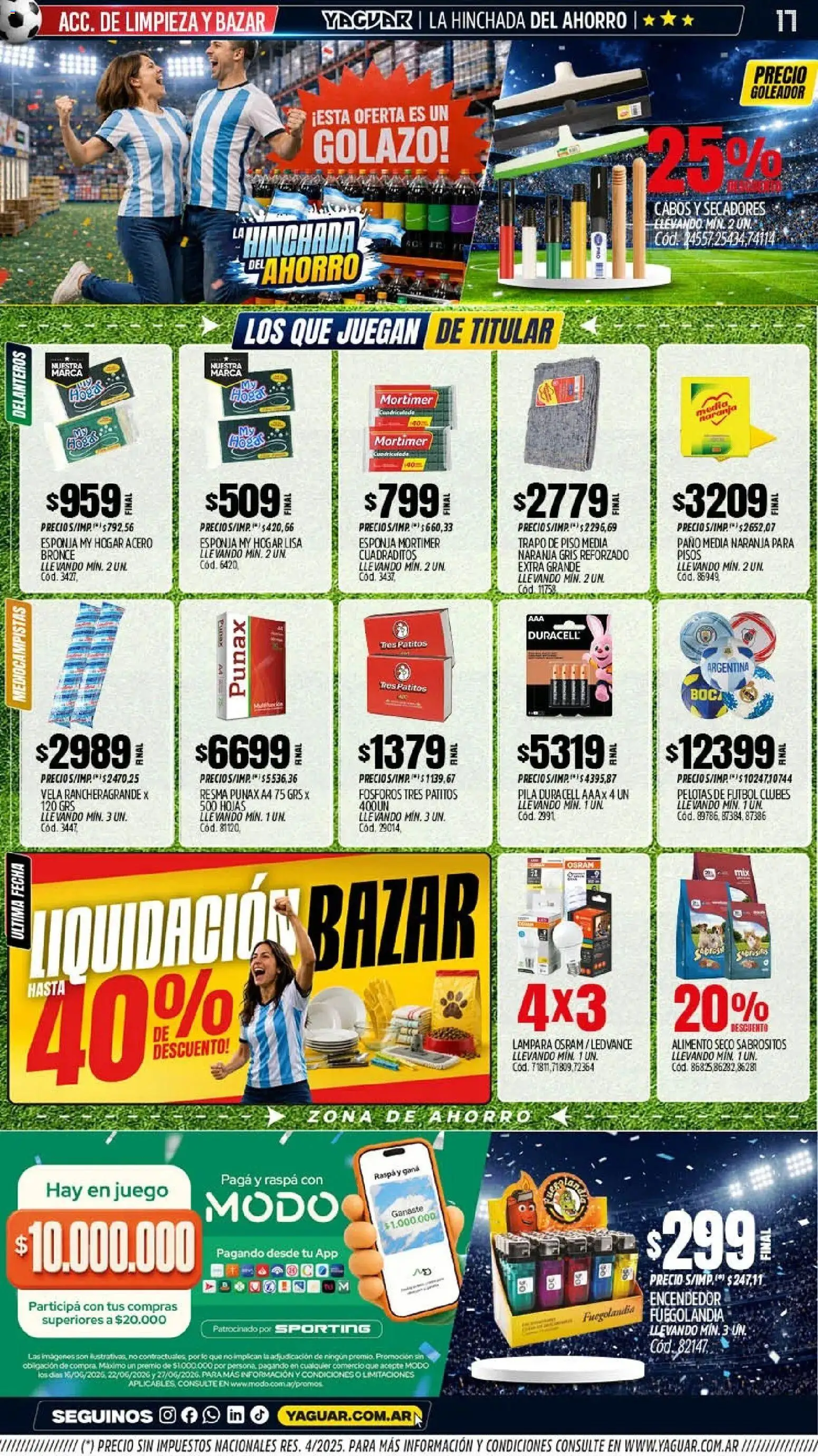 Yaguar - Oferta Semanal Jujuy │ válido desde el 22/06/2026 | Página: 15
