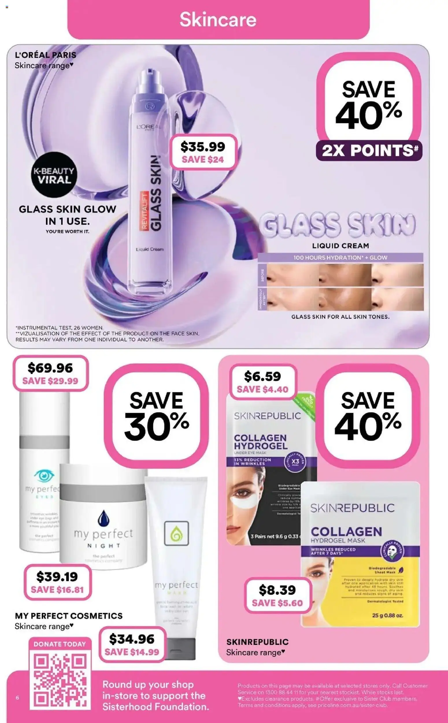 Priceline Pharmacy catalogue - valid from 01/07/2026 | Page: 6 | Products: Mask, Cream, Collagen
