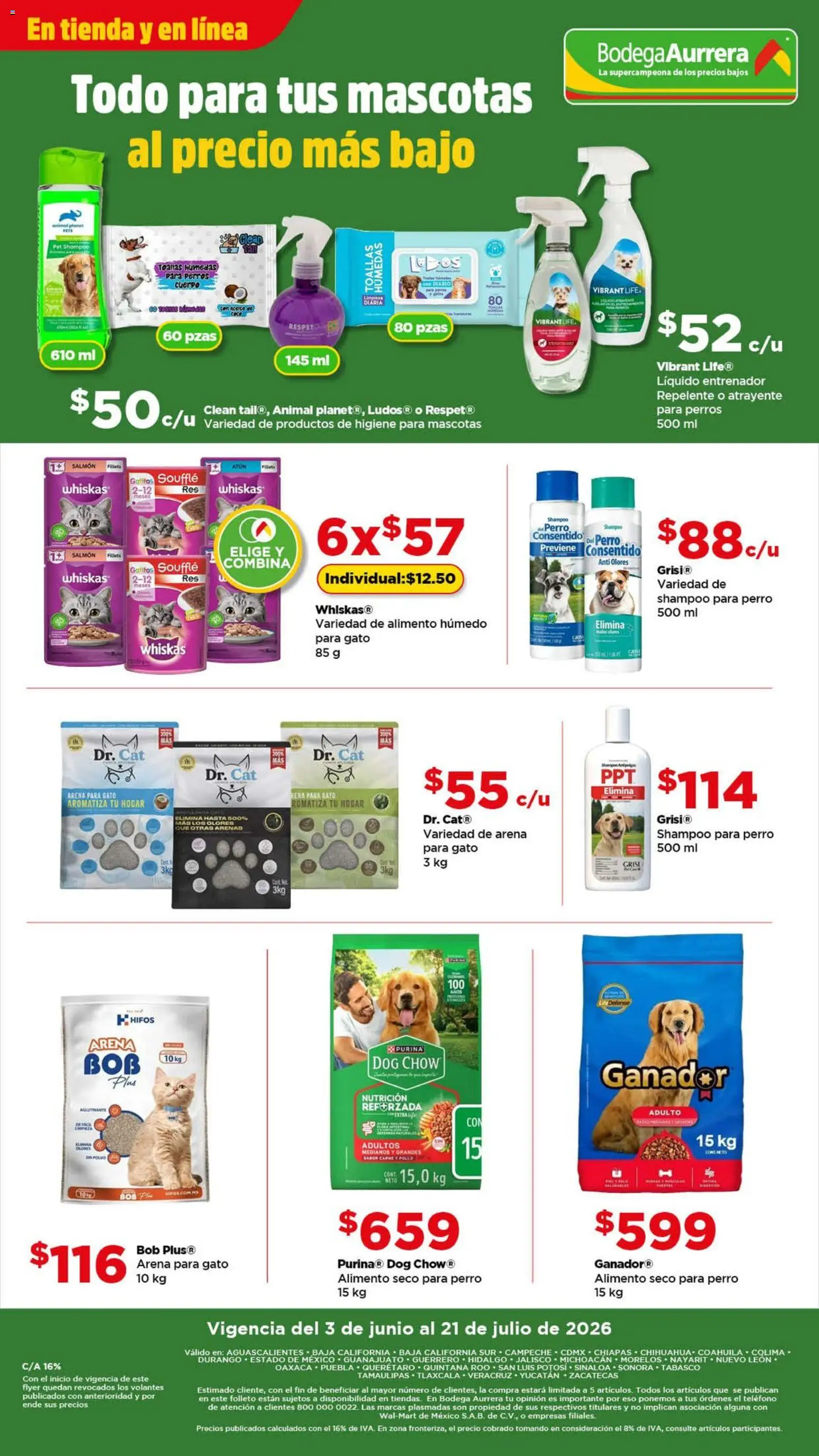 Nuevas ofertas de Bodega Aurrerá válidas en toda la República Mexicana desde el 03.06.2026. ¡Encuentra las mejores ofertas en Bodega Aurrerá folleto Todo lo que tu bebé necesita! | Página: 3 | Productos: Pollo, Atún, Repelente, Toallas