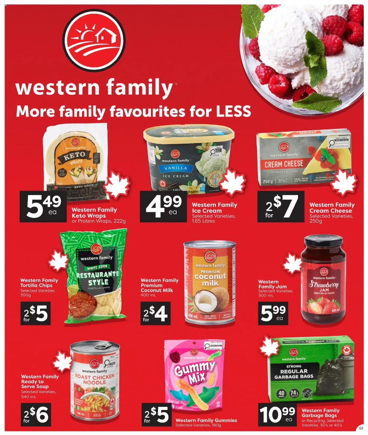 Quality Foods flyer valid from Sep 17, 2026 | Page: 16 | Products: Chips, Coconut milk, Jam, Vanilla