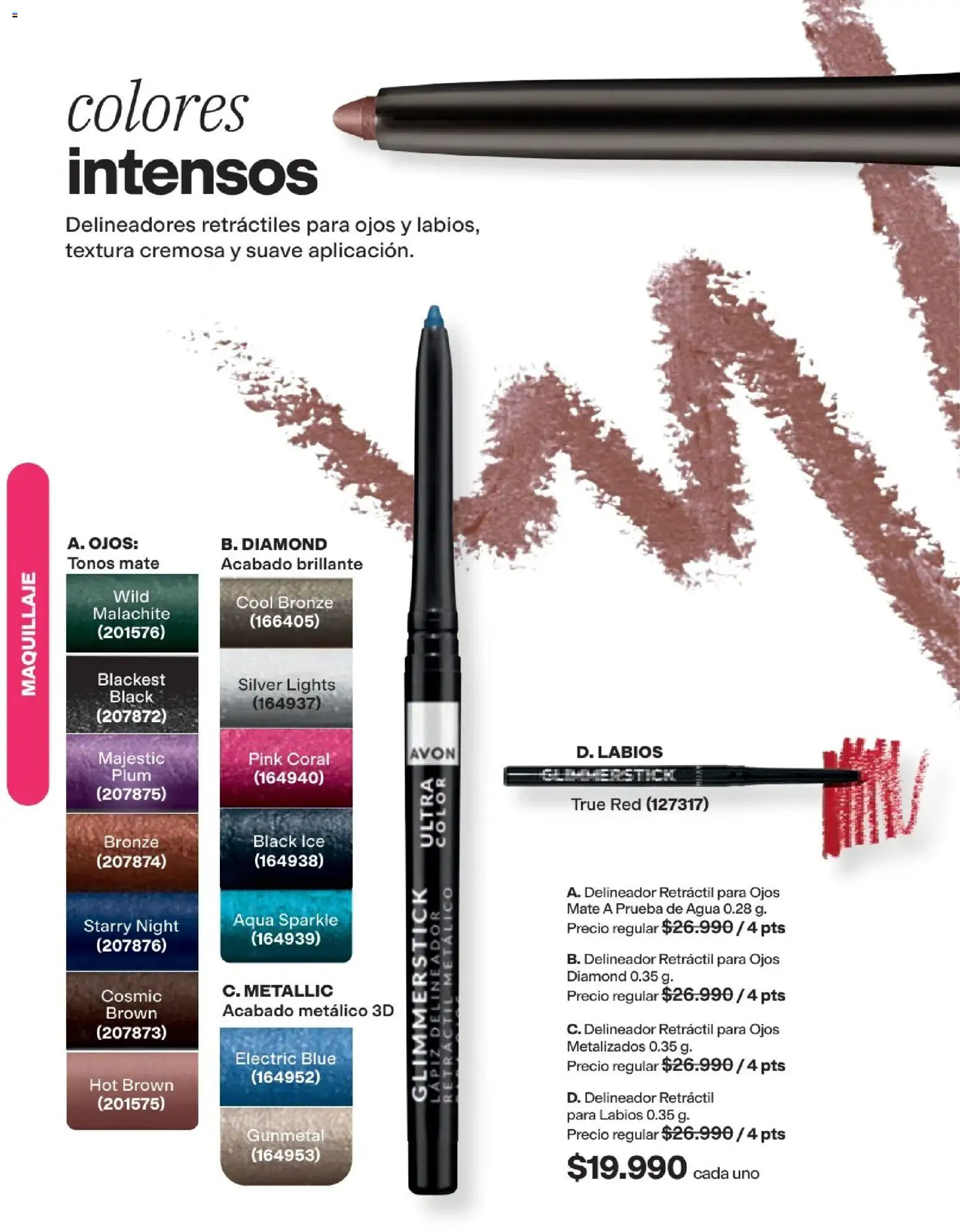 Avon revista - valida desde el 16/08/2026 | Página: 44 | Productos: Agua, Maquillaje, Delineador