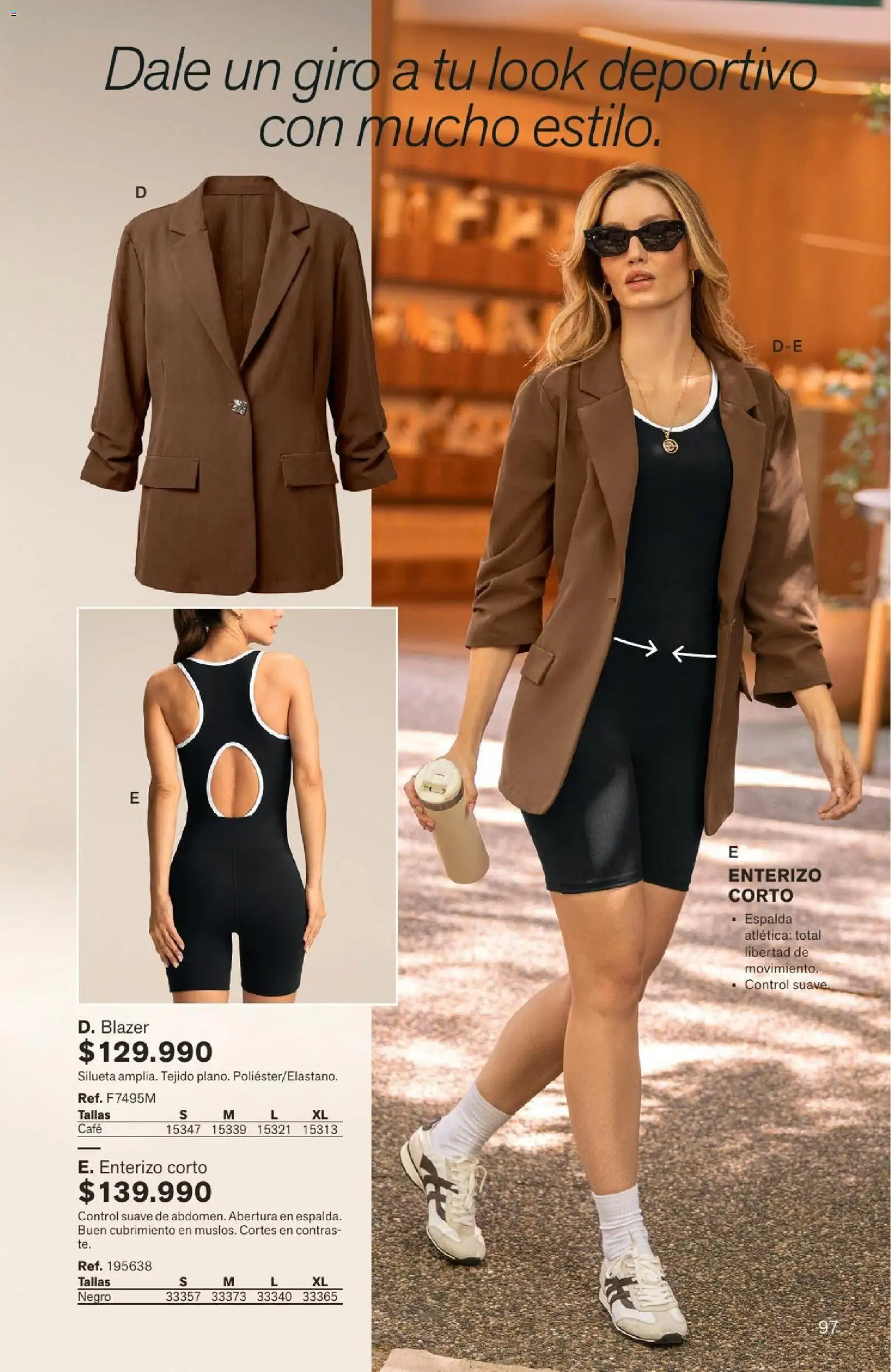 Leonisa revista - valida desde el 04/08/2026 | Página: 97 | Productos: Blazer, Café, Enterizo