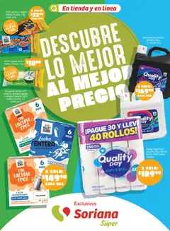 Vista previa de Soriana Descubre lo mejor al mejor precio Súper Nacional, nuevo folleto de la tienda, válido en México a partir del 18/09/2026
