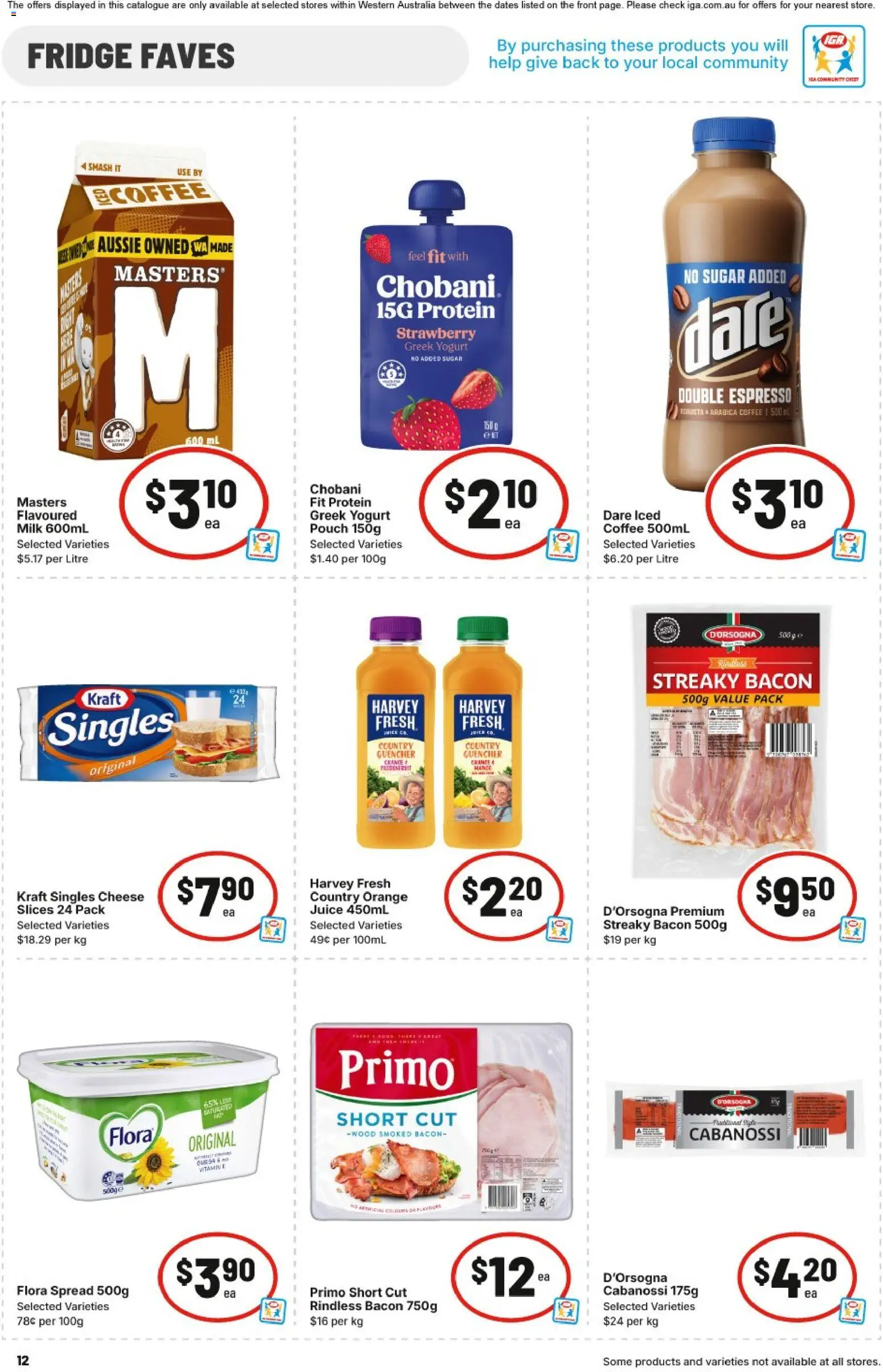 IGA catalogue - valid from 03.06.2026 | Page: 13 | Products: Milk, Cheese, Wood, Fridge