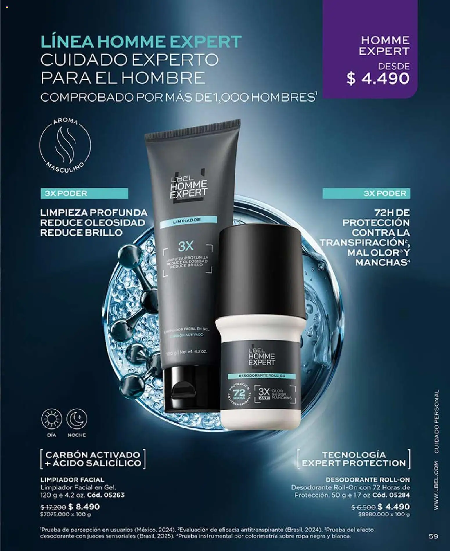 Catálogo L'Bel Campaña 6 │ válido desde el 31.03.2026 | Página: 63 | Productos: Brillo, Limpiador facial, Sobre, Ropa
