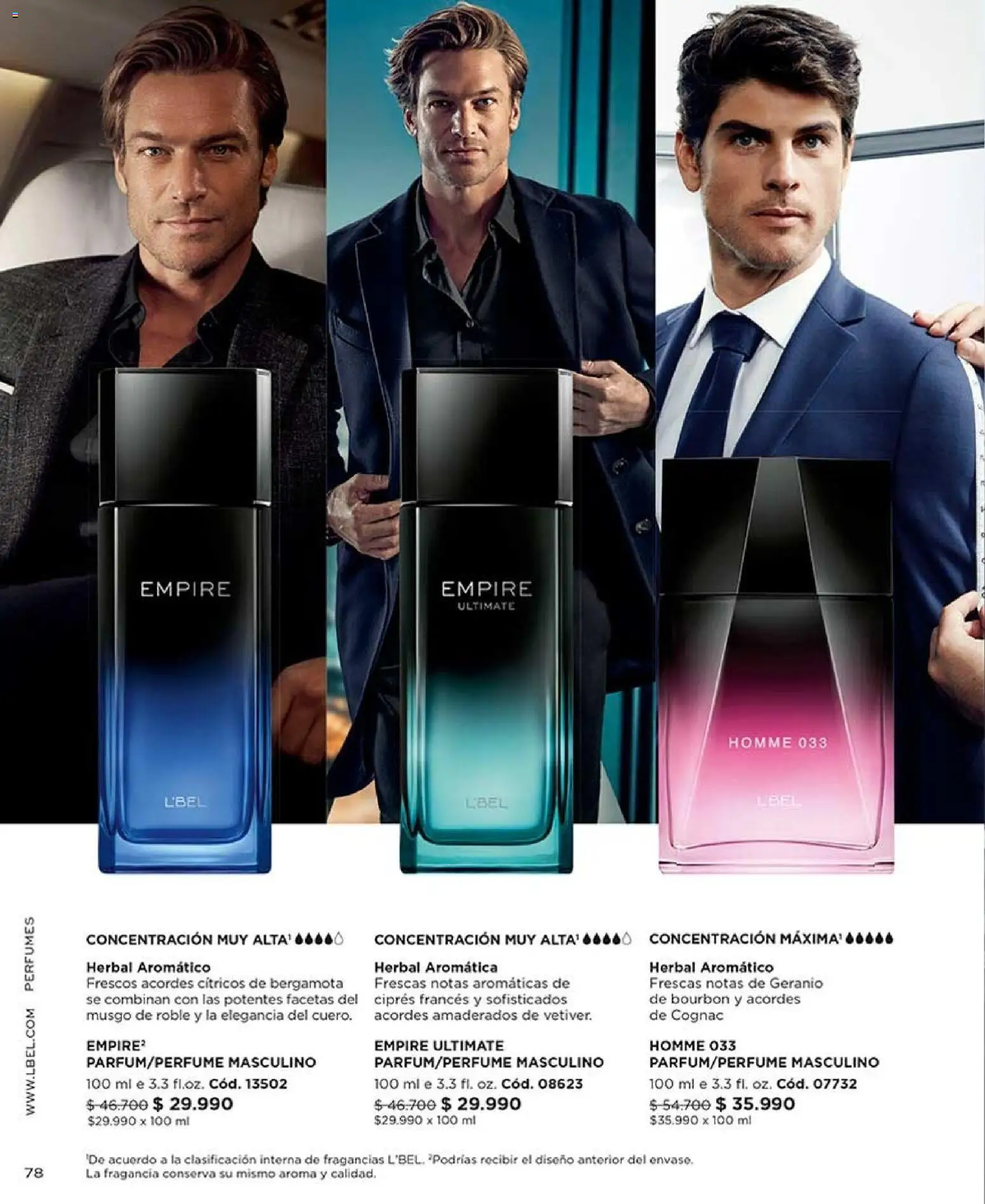 Catálogo L'Bel Campaña 12 │ válido desde el 07.07.2026 | Página: 78 | Productos: Fragancia