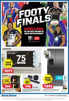 Preview of Harvey Norman Footy Finals - valid from 24/09/2026