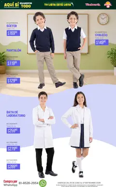 Vista previa de Del Sol y Woolworth catálogo Back To School, nuevo folleto de la tienda, válido en México a partir del 25/06/2026 | Página: 63 | Productos: Suéter, Chaleco, Bata