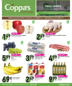 Preview of Coppas Fresh Market weekly flyer / circulaire from shop Coppas Fresh Market valid from Oct 15, 2026