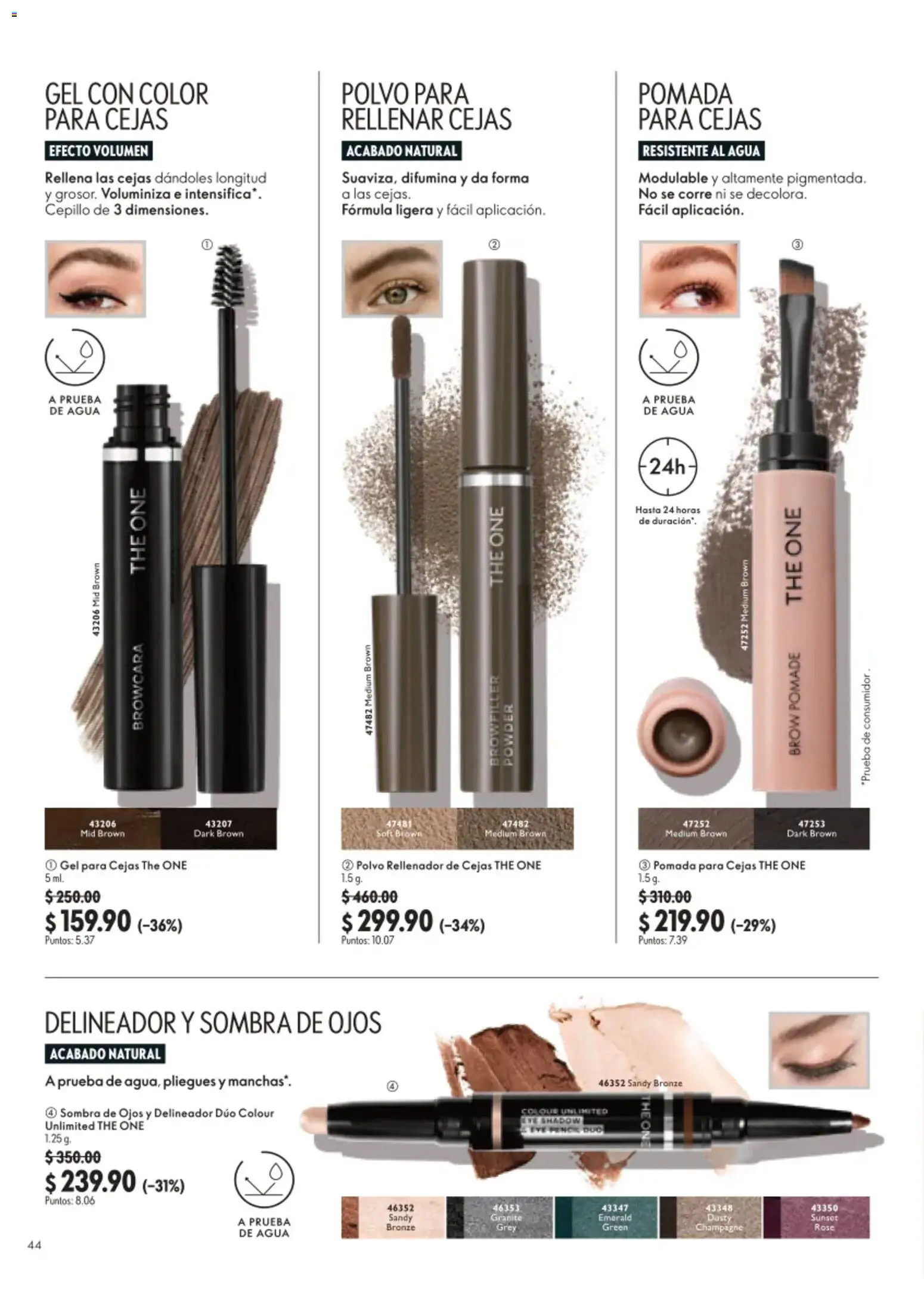 Nuevas ofertas de Oriflame válidas en toda la República Mexicana desde el 22/08/2026. ¡Encuentra las mejores ofertas en Oriflame campaña 12 2026! | Página: 44 | Productos: Cepillo, Agua, Pomada, Polvo