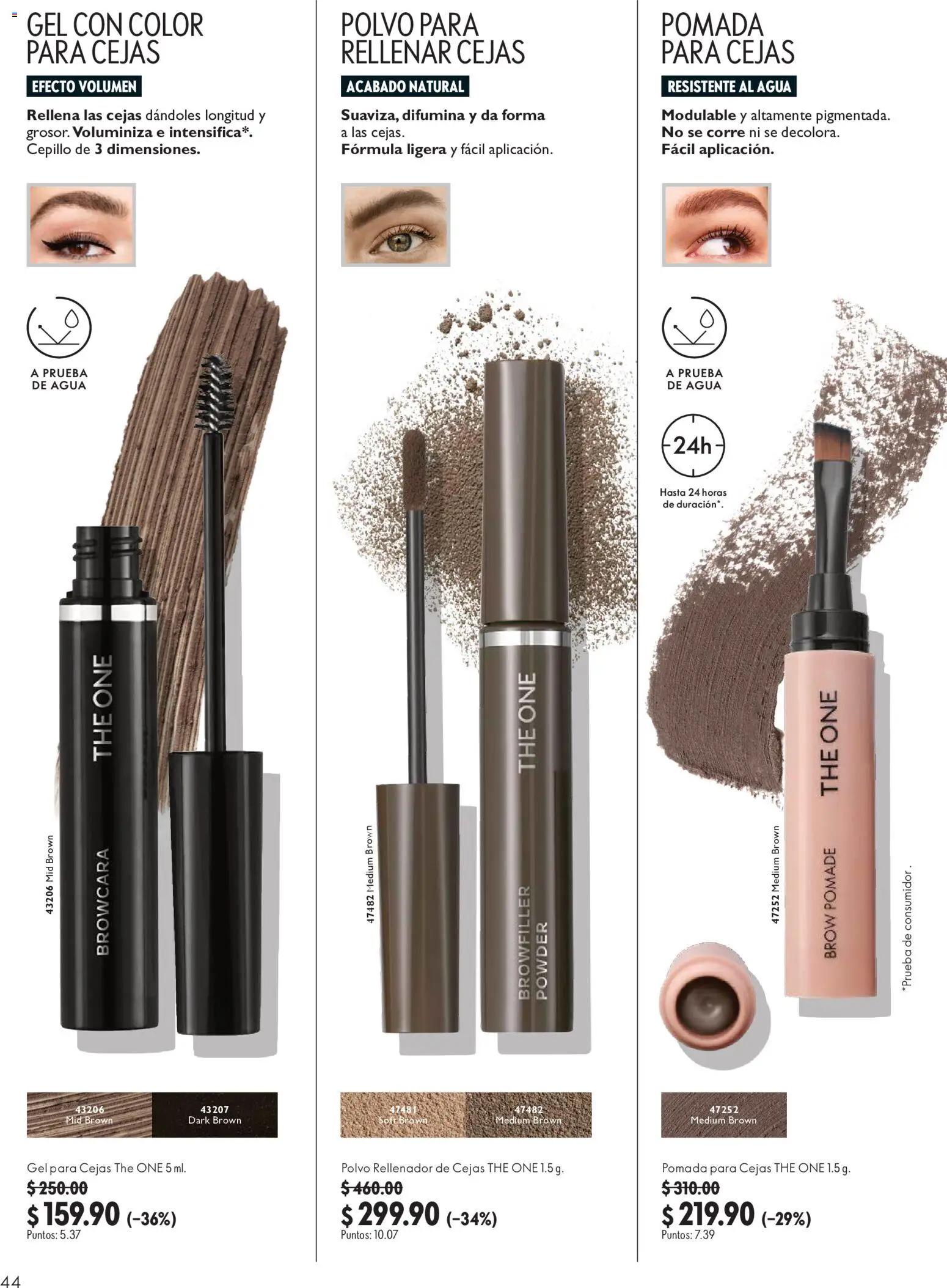 Nuevas ofertas de Oriflame válidas en toda la República Mexicana desde el 22/08/2026. ¡Encuentra las mejores ofertas en Oriflame campaña 12 2026! | Página: 44 | Productos: Champagne, Sombra, Polvo, Delineador