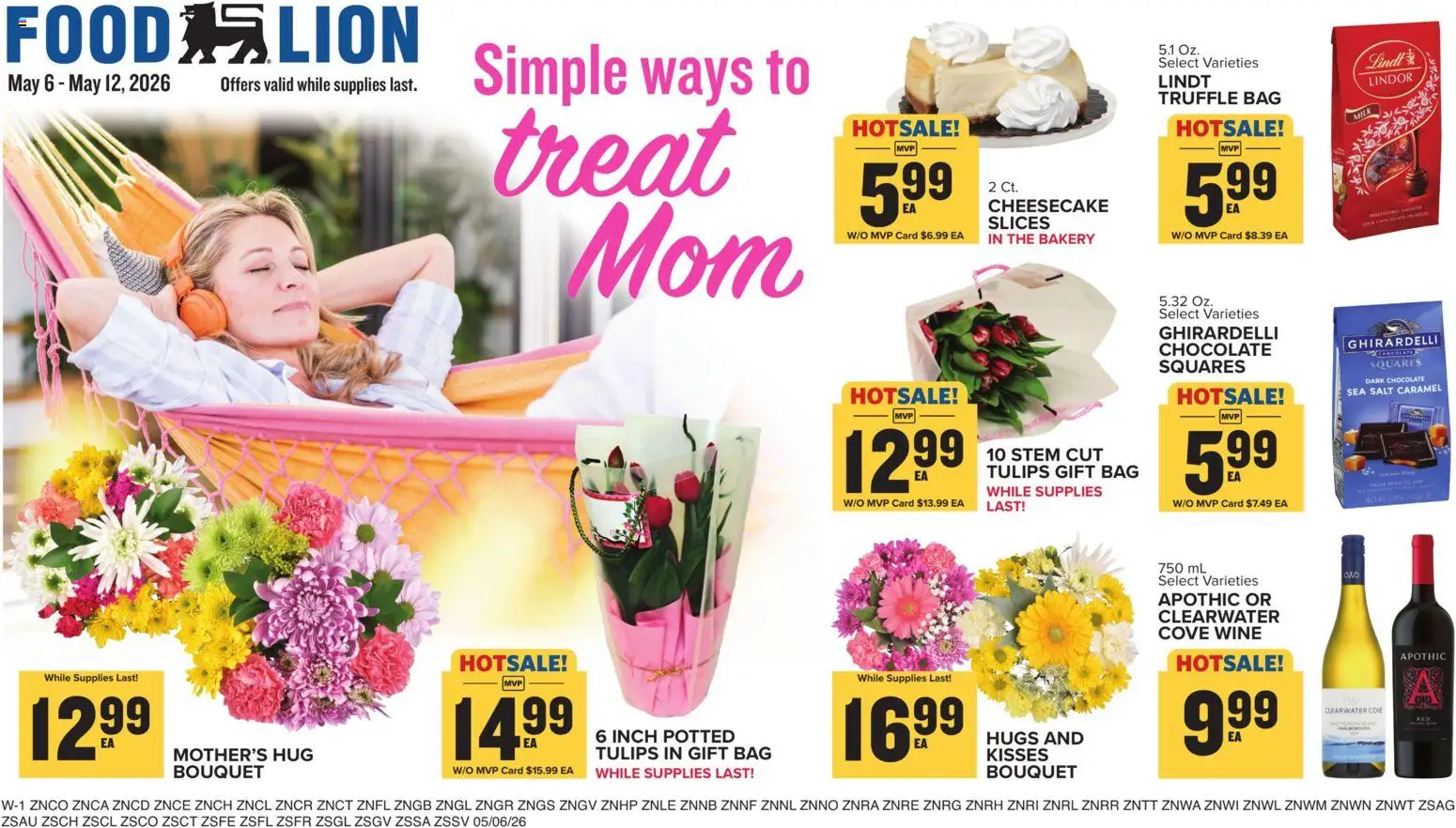 Food Lion Weekly Ad - valid from 06.05.2026 | Page: 14 | Products: Bakery, Wine, Cheesecake, Bag