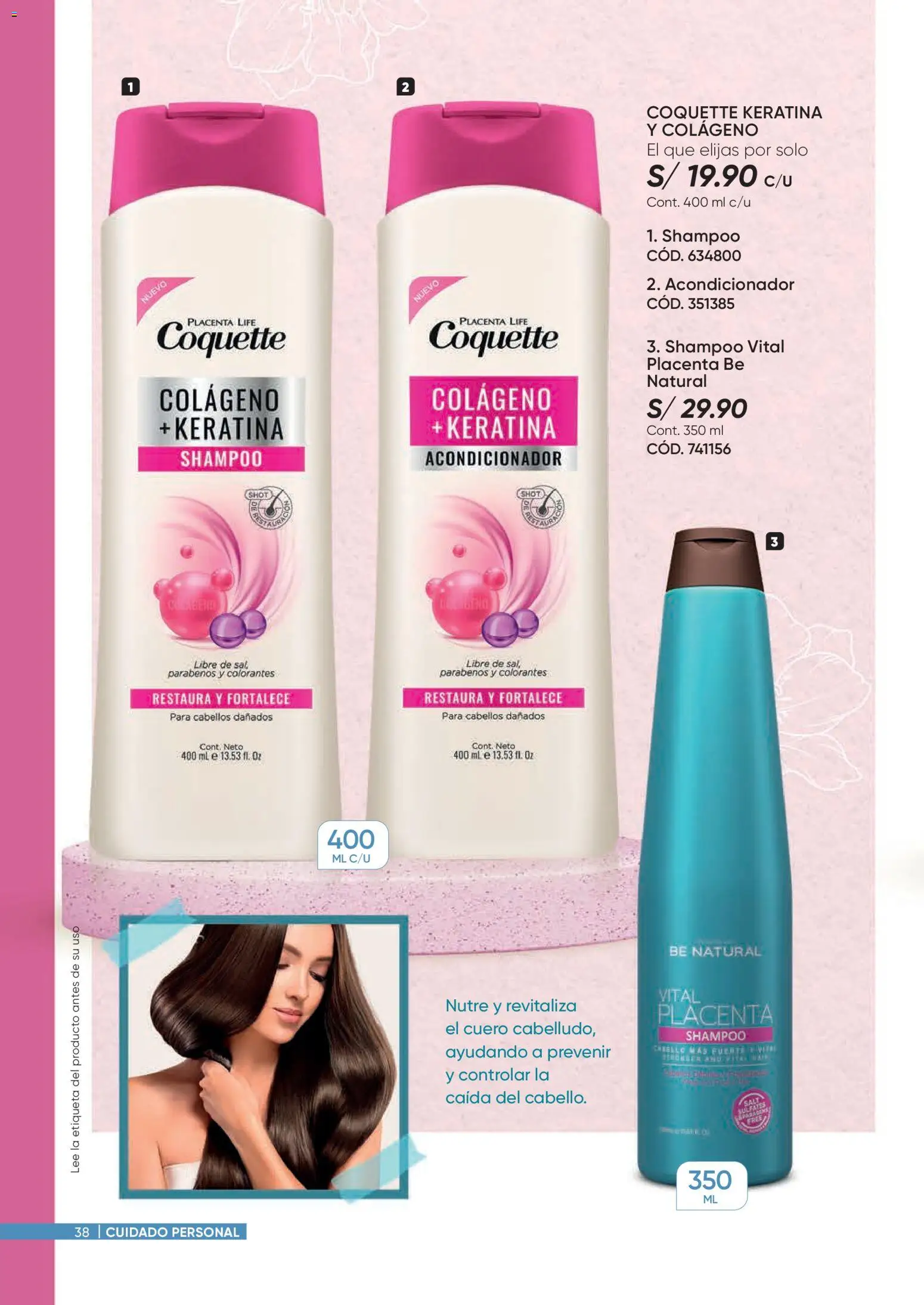 Catálogo Azzorti válido desde 09/03/2026 | Página: 38 | Productos: Shampoo, Acondicionador