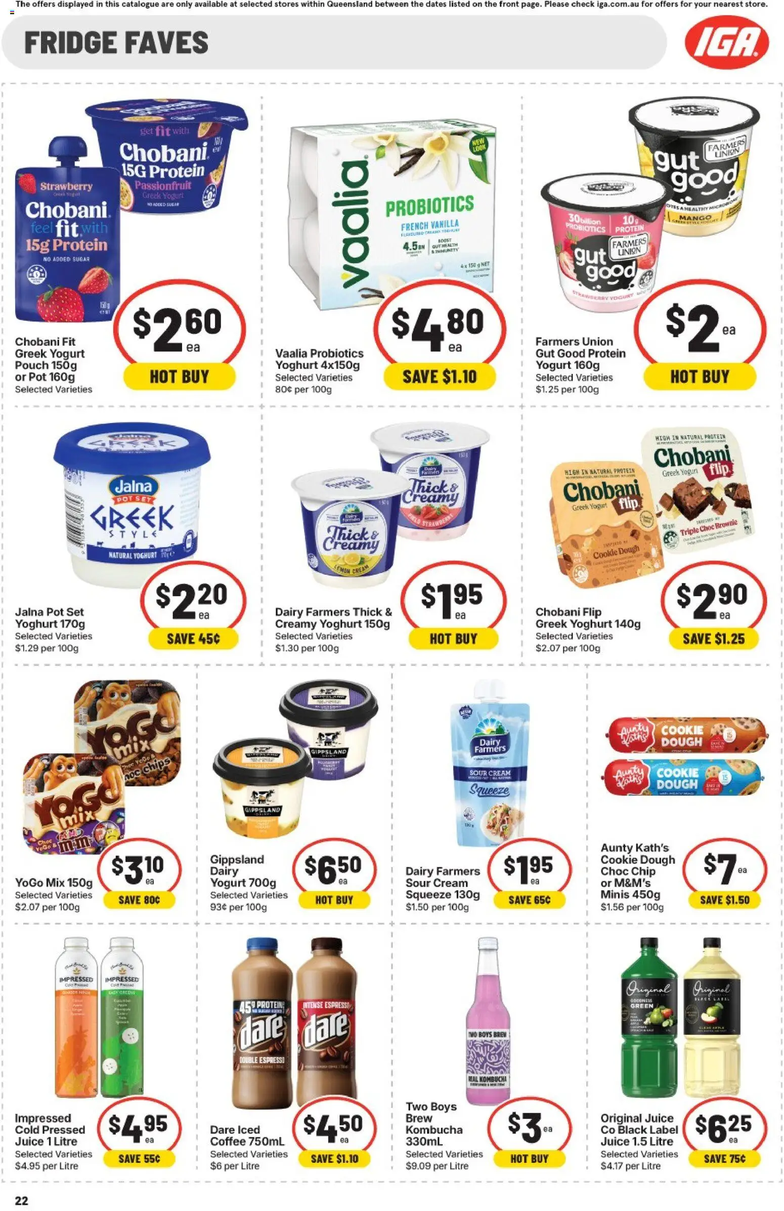 IGA catalogue - valid from 15/07/2026 | Page: 22 | Products: Milk, Apples, Rice, Sugar