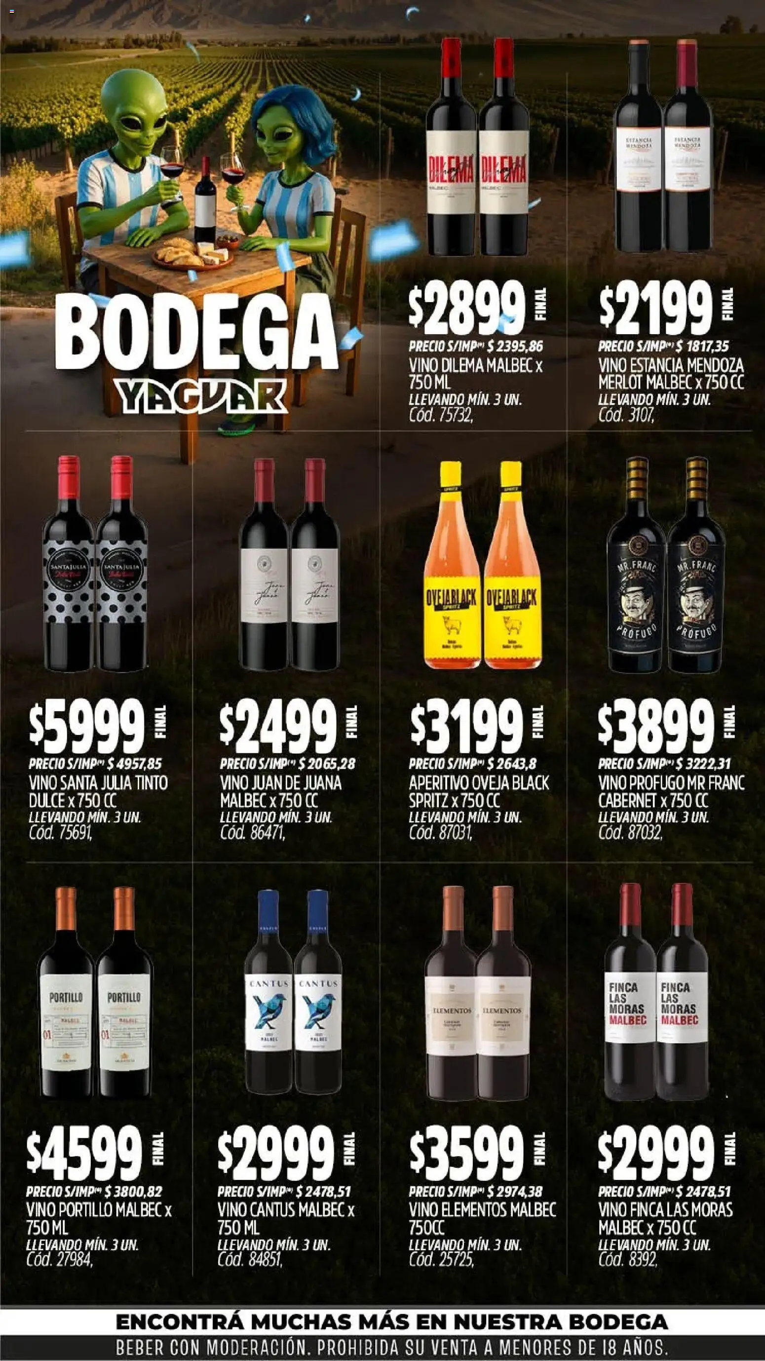 Yaguar - Oferta Semanal Parque Chacabuco │ válido desde el 06/07/2026 | Página: 5 | Productos: Vino