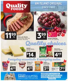 Preview of Quality Foods weekly flyer / circulaire from shop Quality Foods valid from Jul 9, 2026