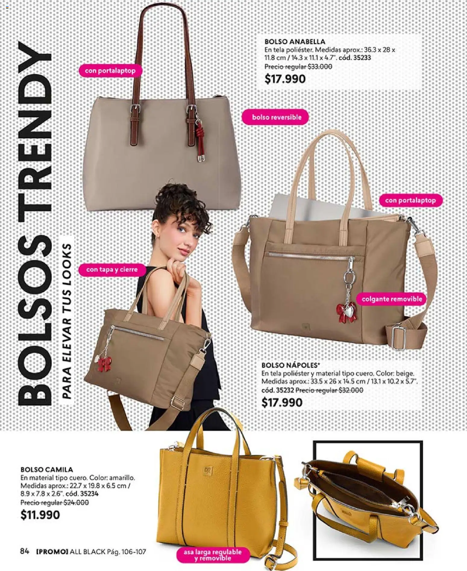 Catálogo CyZone Campaña 6 │ válido desde el 31.03.2026 | Página: 84 | Productos: Bolso