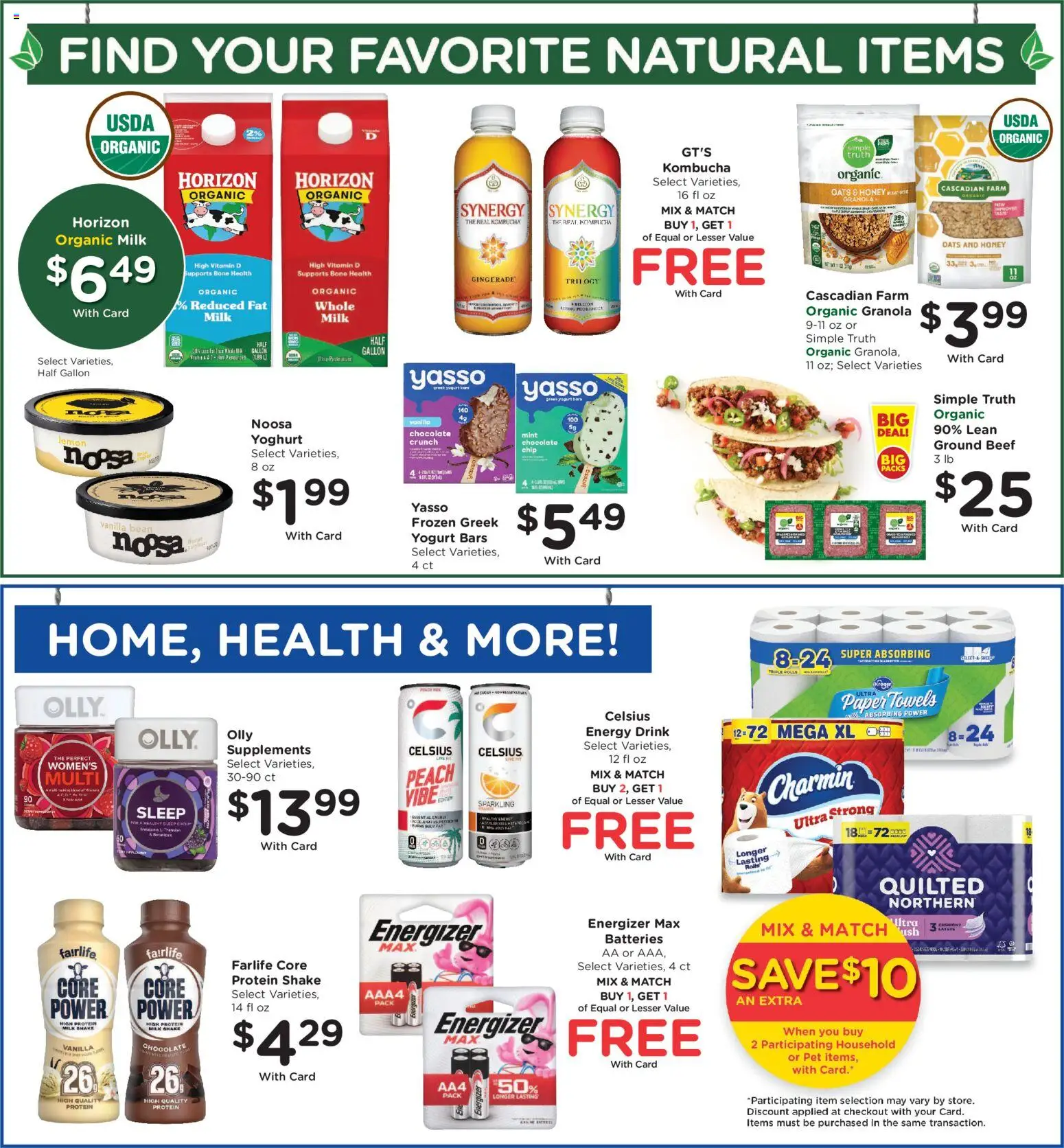 Mariano's Weekly Ad - valid from 08/12/2026 | Page: 13 | Products: Chocolate, Beef, Peach, Vanilla