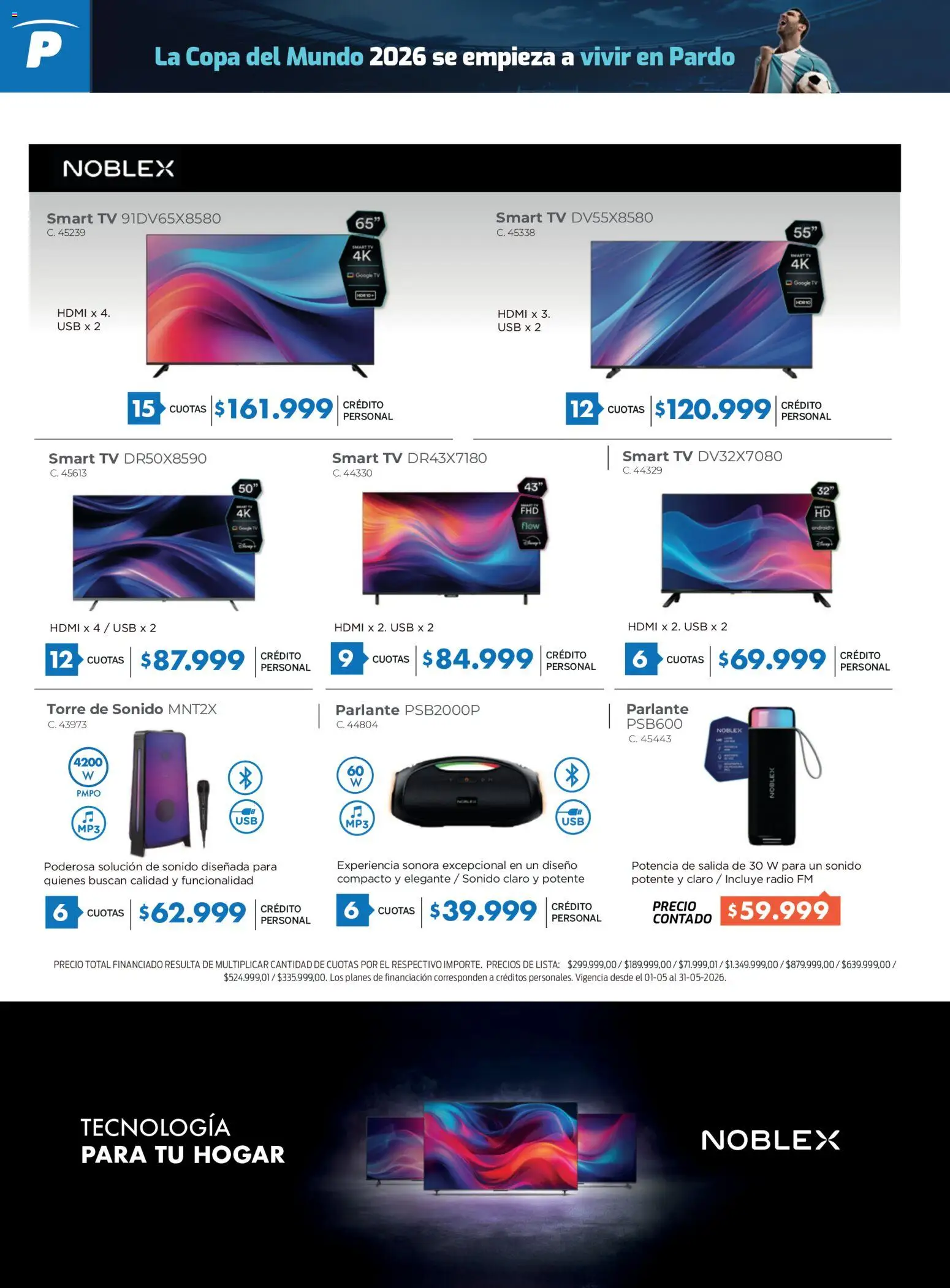 Pardo catálogo │ válido desde el 18.05.2026 | Página: 2 | Productos: Radio, Usb, Parlante